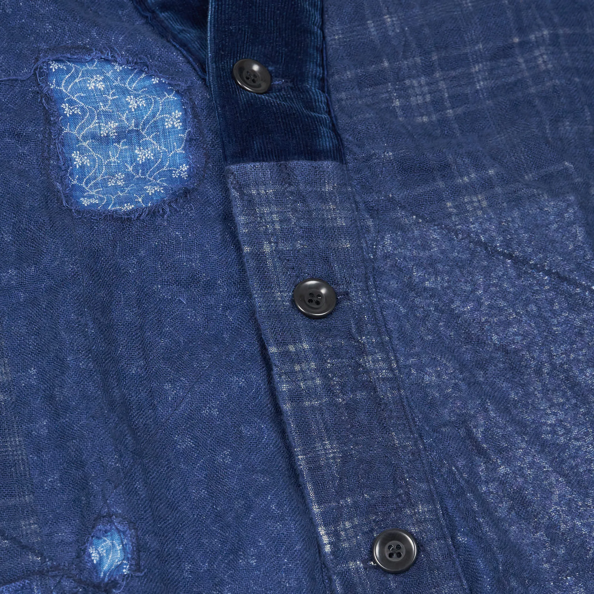 Kapital Indigo Patchwork Nora- Dot Tiger Juvan Shashiko Shirt Kimono sold by DeeCee style product image thumbnail 5