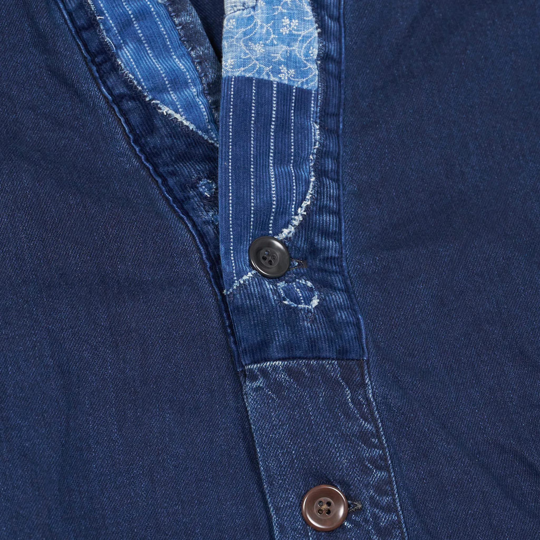 Kapital Kountry Disstressed 3 Buttons Noragi Remake Kimono Shirt sold by DeeCee style product image thumbnail 5