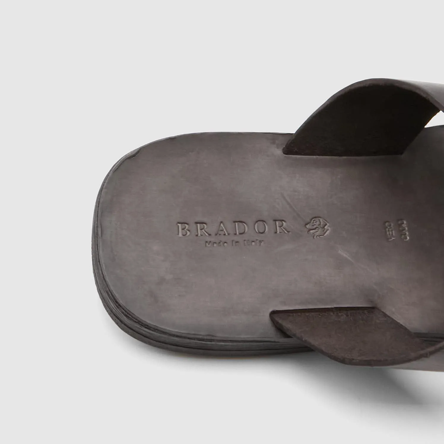 Brador Mens Leather Crossed Sandals sold by DeeCee style product image thumbnail 4