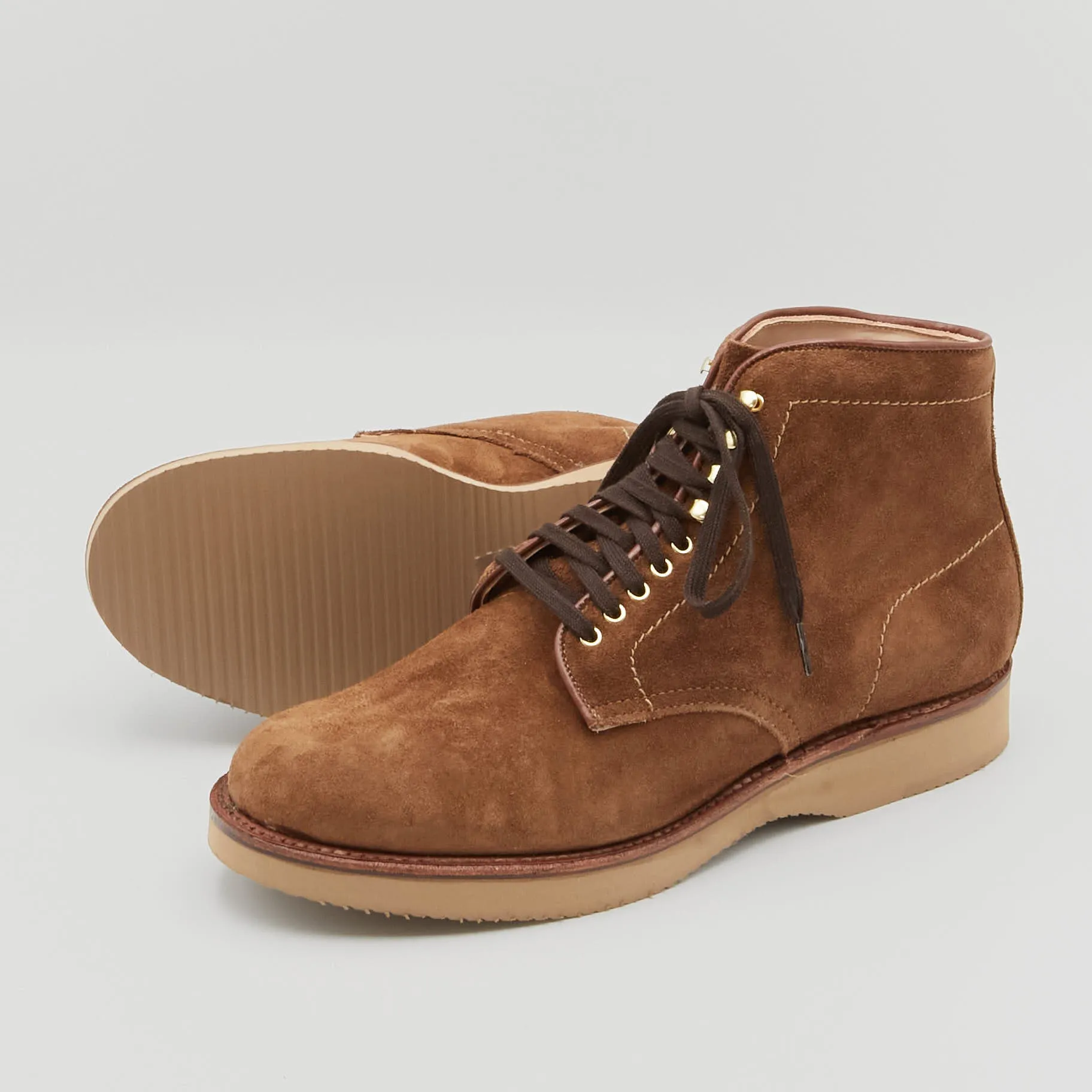Alden Snuff Suede Lined Lace Up Boot sold by DeeCee style product image thumbnail 2