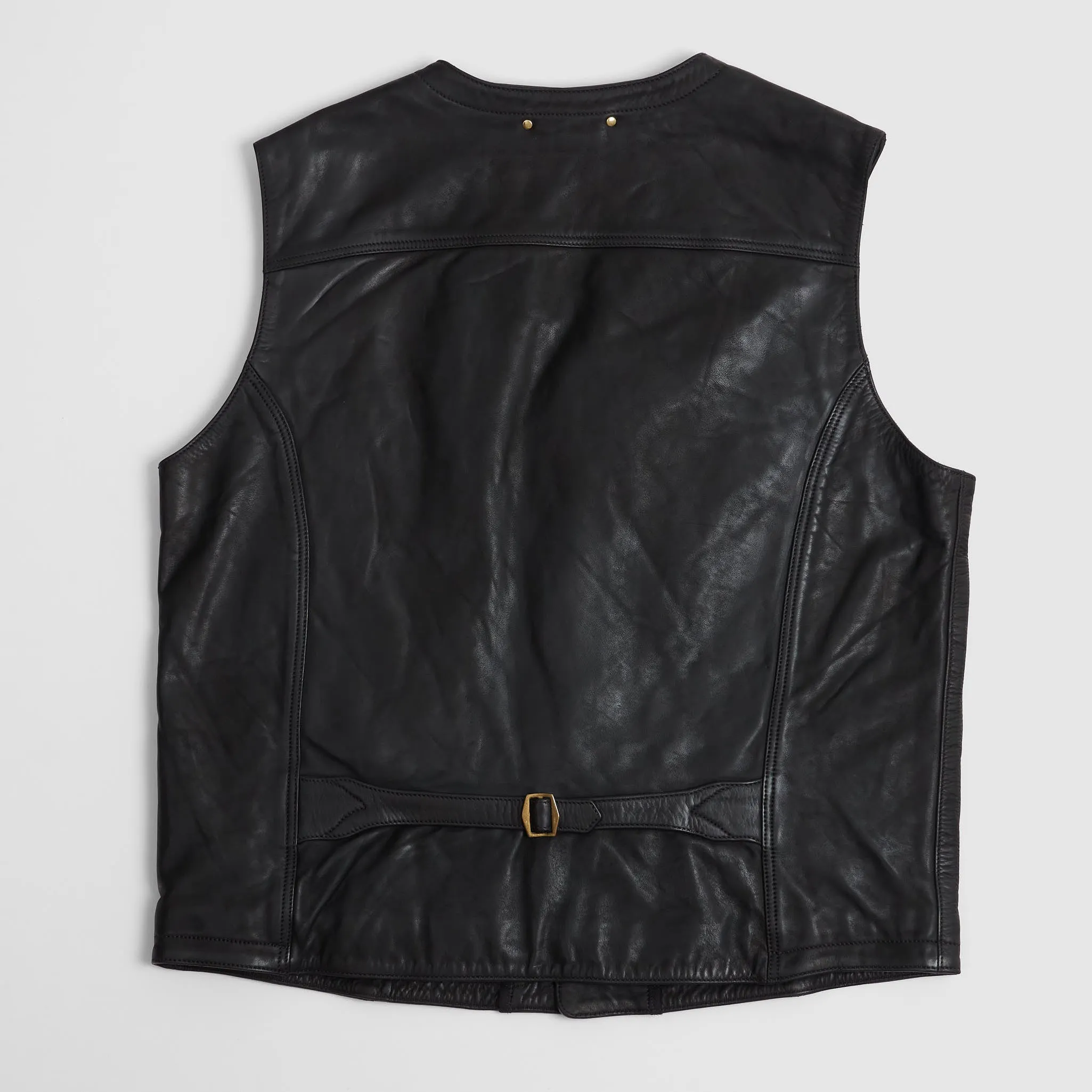 Thedi Leathers Horsehide Biker Vest sold by DeeCee style product image thumbnail 4