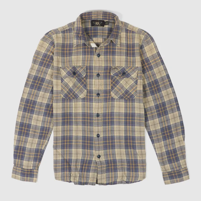 Double RL Plaid twill Workshirt sold by DeeCee style
