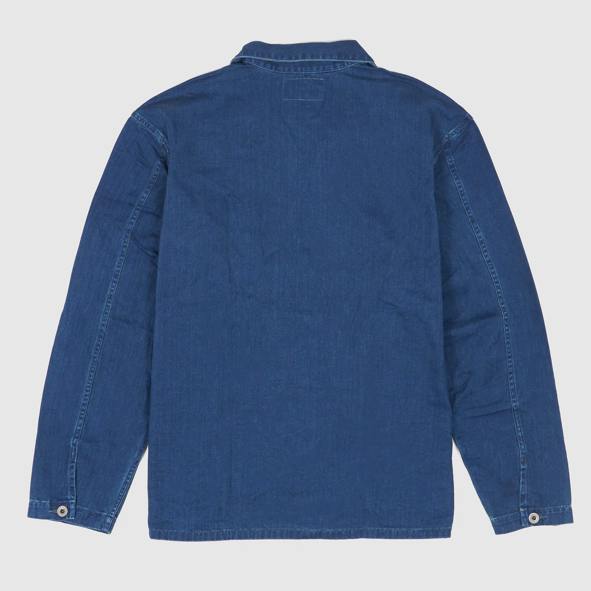 Double RL Herringbone Indigo Overshirt sold by DeeCee style product image thumbnail 2