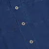Double RL Herringbone Indigo Overshirt sold by DeeCee style