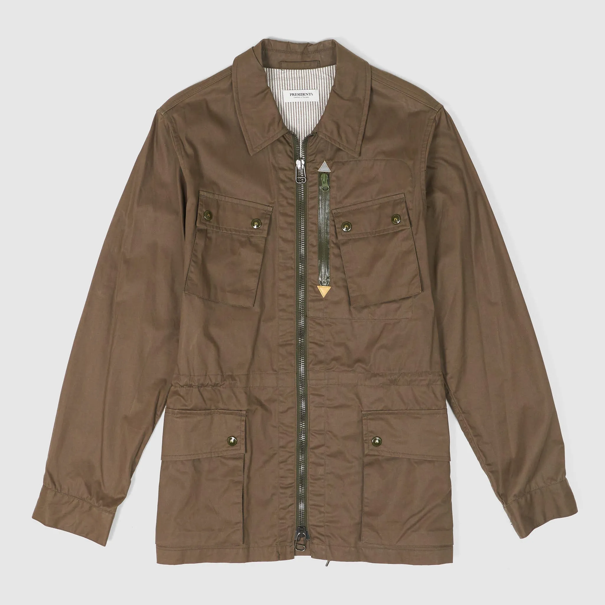 President's Water-Resistant Beewax Treatment Field Jacket sold by DeeCee style