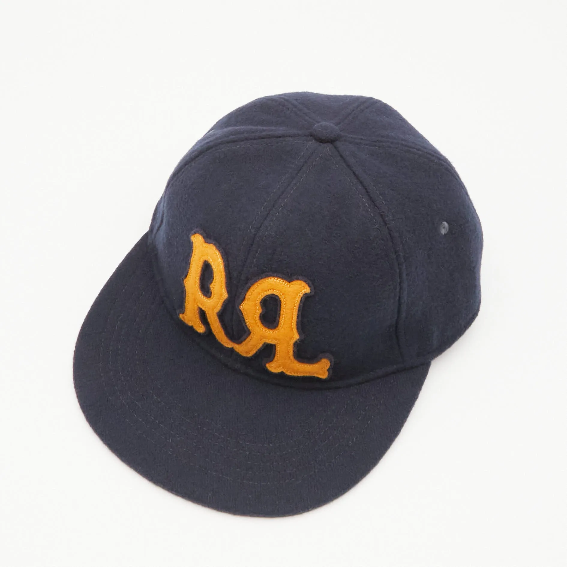 Double RL Hunter Logo Gold Wool Ball Cap sold by DeeCee style product image thumbnail 3
