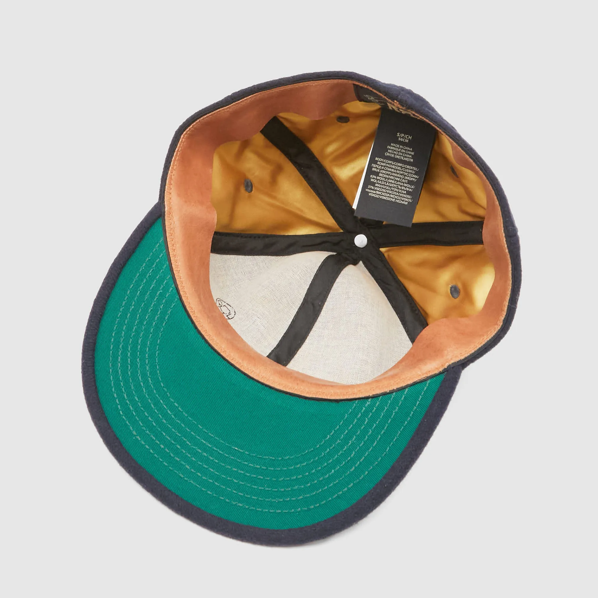 Double RL Hunter Logo Gold Wool Ball Cap sold by DeeCee style product image thumbnail 5