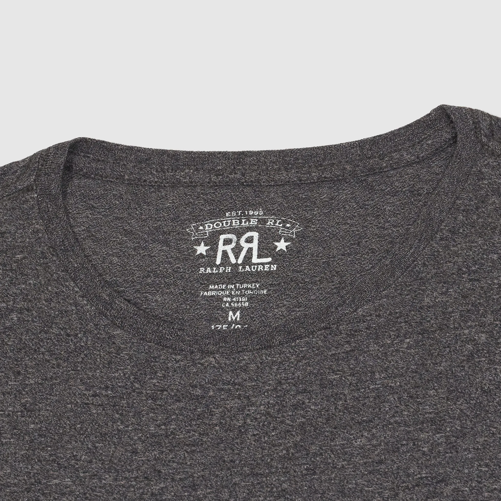 Double RL Garment Dyed Pocket Crew Neck T-Shirt sold by DeeCee style product image thumbnail 3