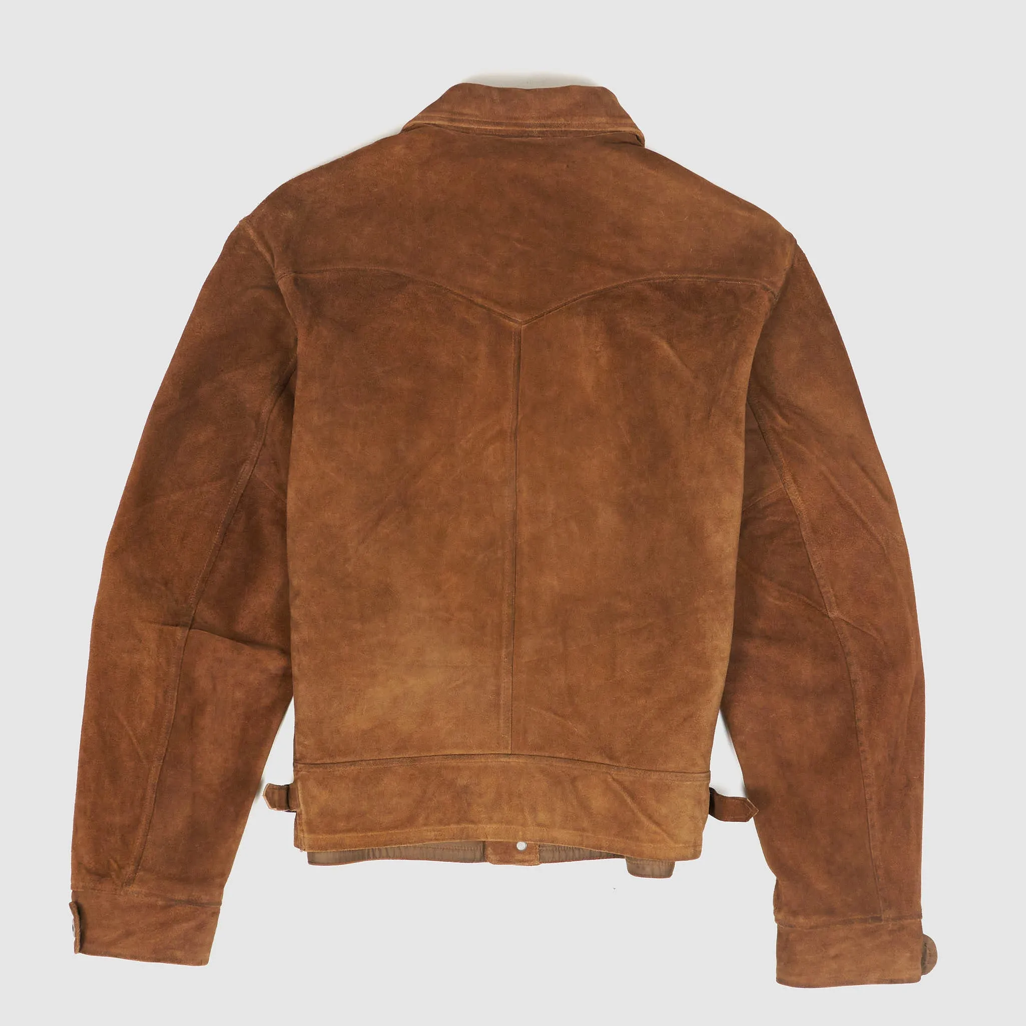 Double RL Suede Roughout Western Leather Jacket sold by DeeCee style product image thumbnail 3