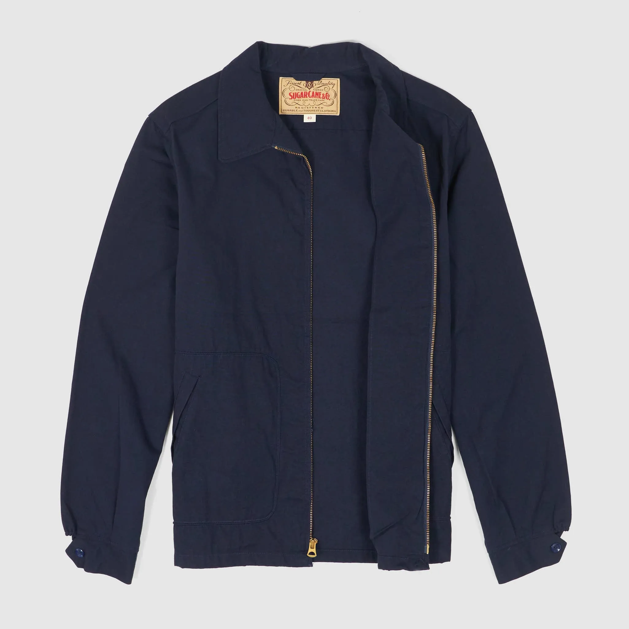 Sugar Cane Hot-Rod Work Jacket sold by DeeCee style product image thumbnail 2