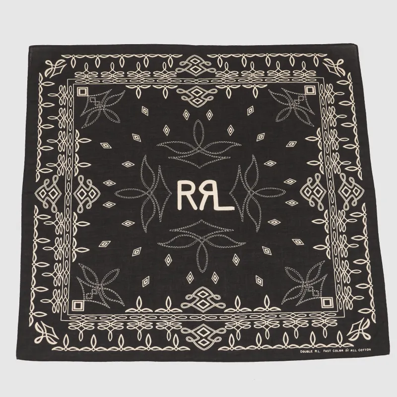 Double RL Cotton Western  Bandana sold by DeeCee style