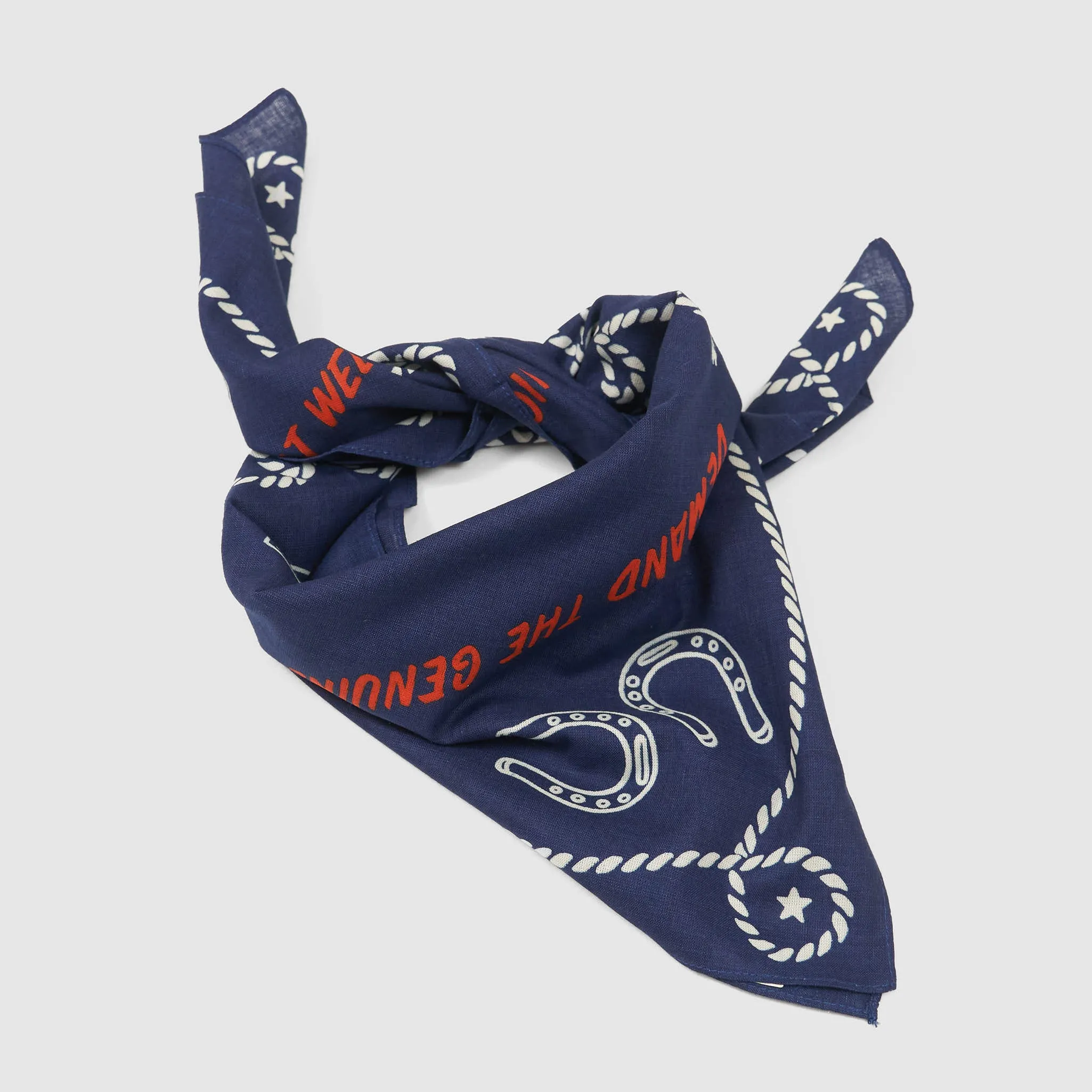 Double RL Fit Well Built Wel Western Cotton Bandana sold by DeeCee style product image thumbnail 3