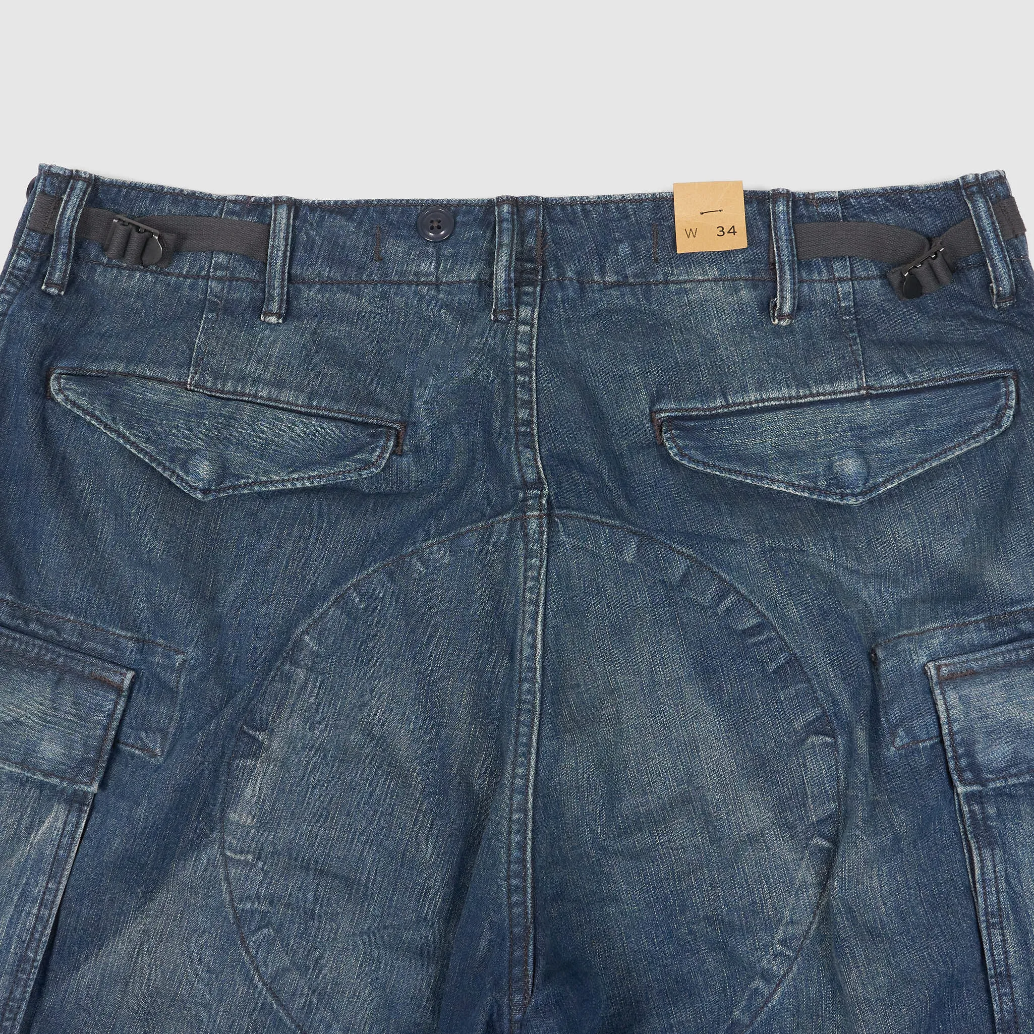 Double RL Regiment Denim Cargo Short sold by DeeCee style product image thumbnail 4