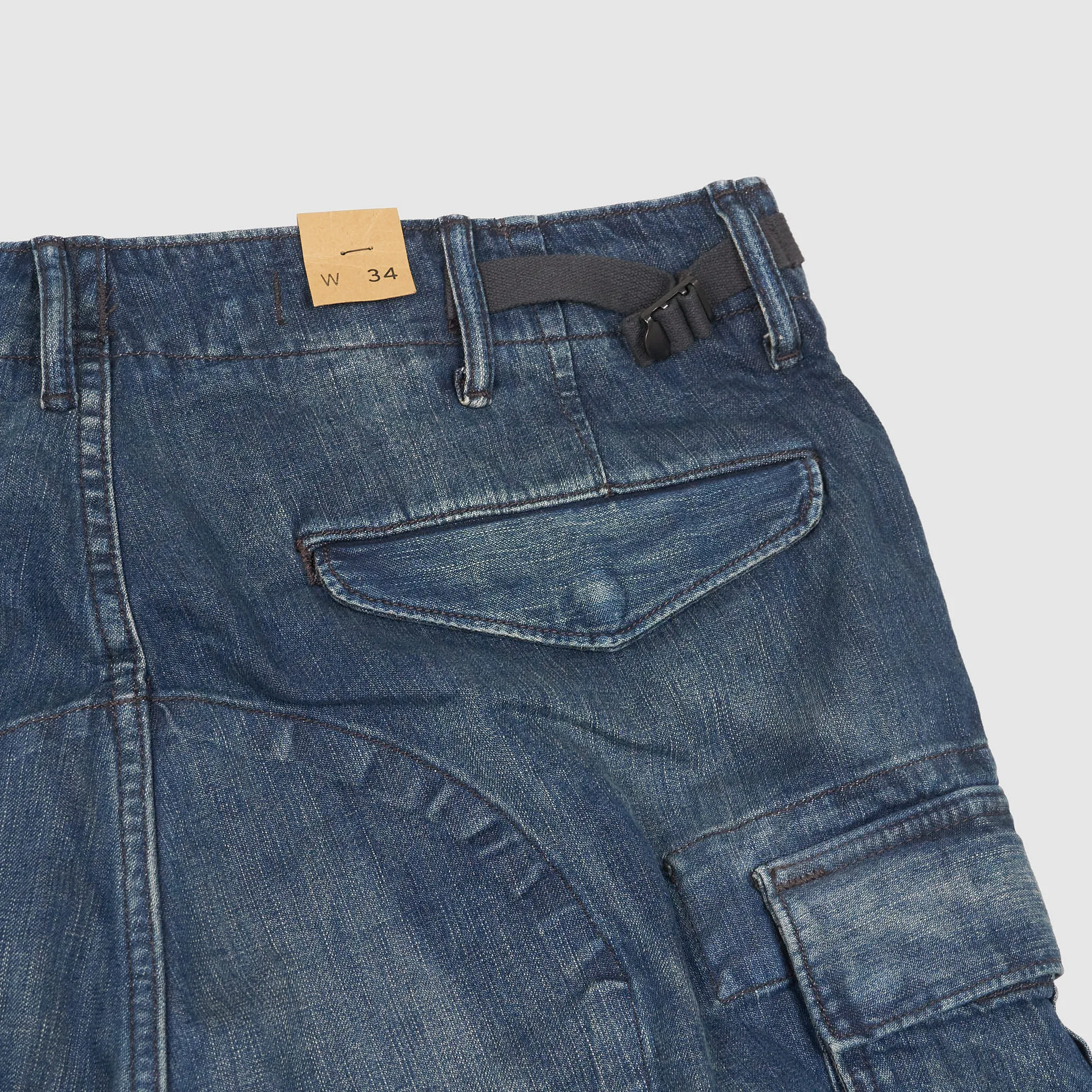 Double RL Regiment Denim Cargo Short sold by DeeCee style product image thumbnail 5