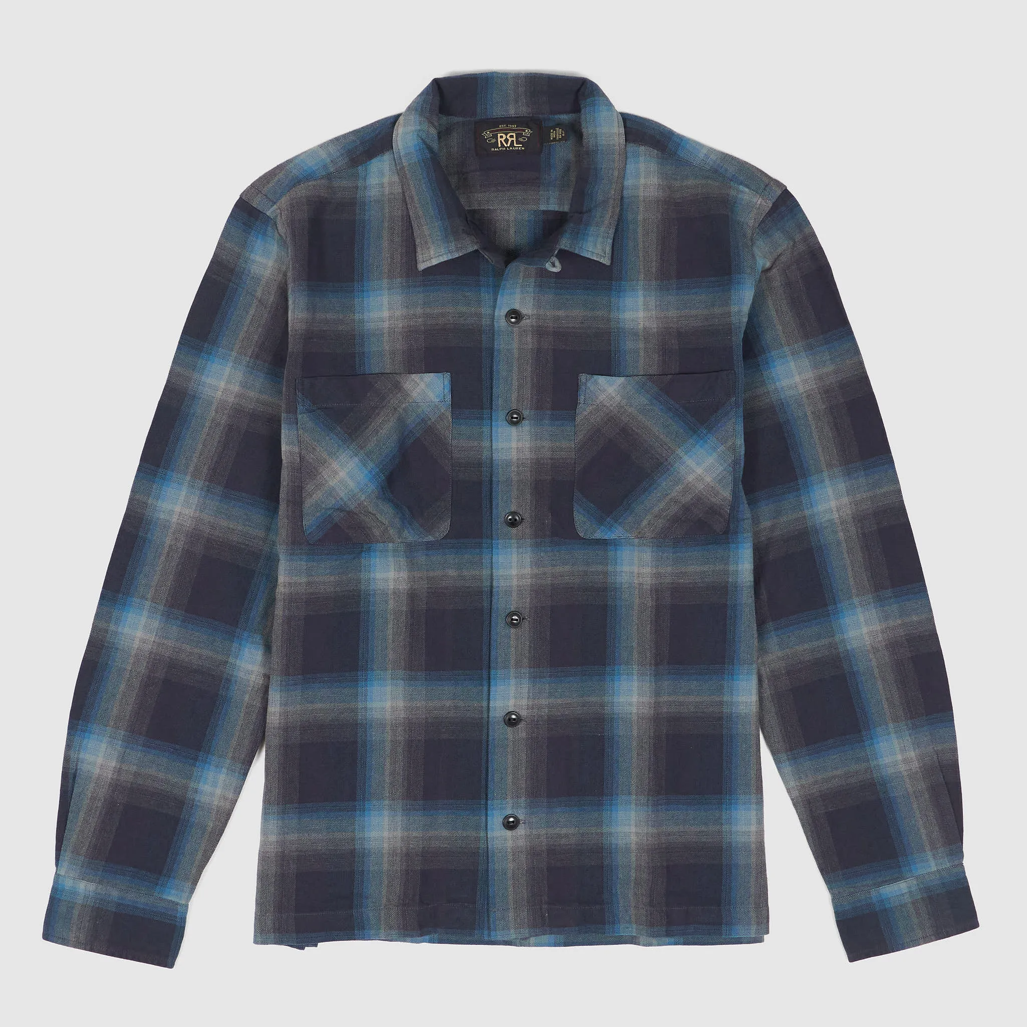 Double RL Woven Plaid Camp Shirt sold by DeeCee style