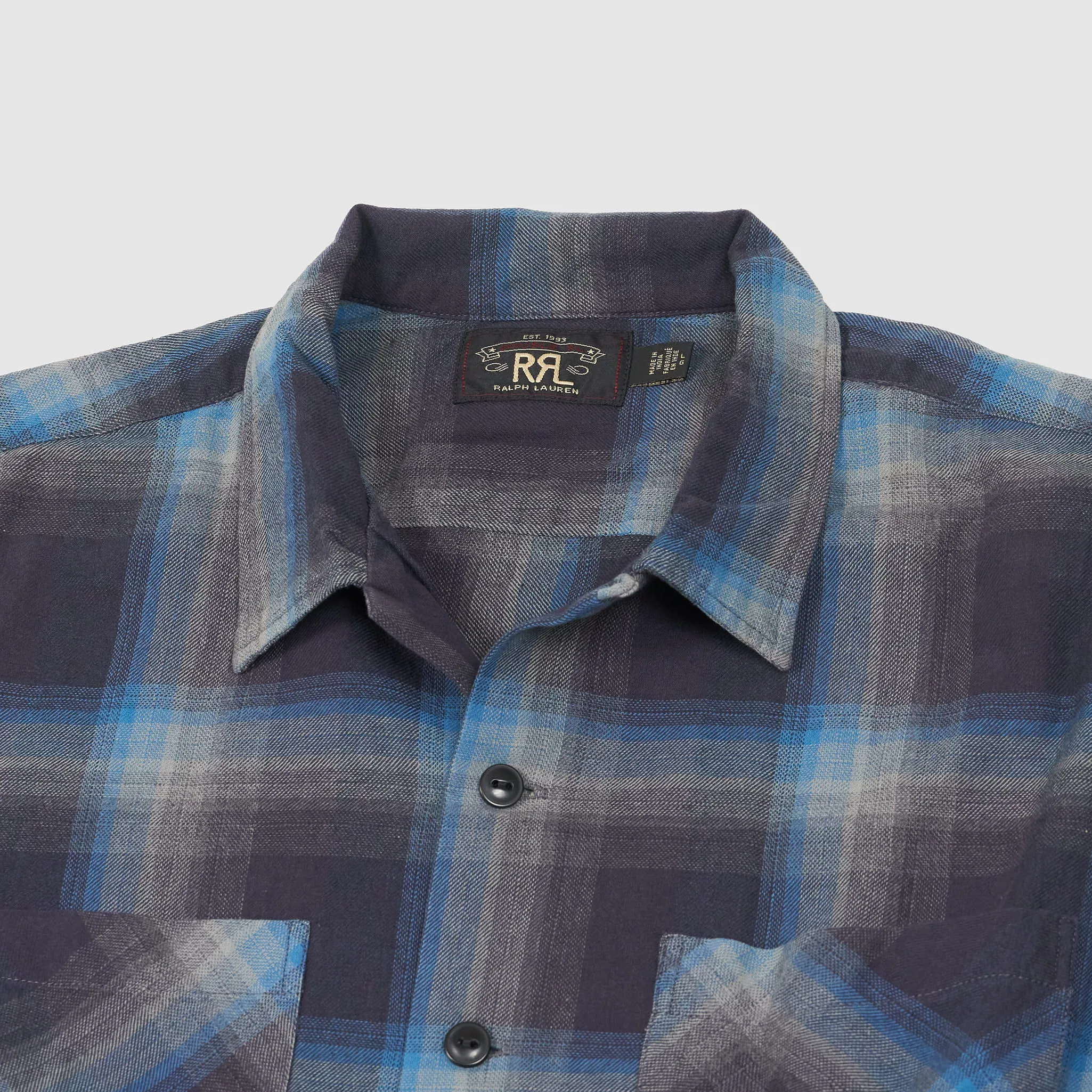 Double RL Woven Plaid Camp Shirt sold by DeeCee style product image thumbnail 3