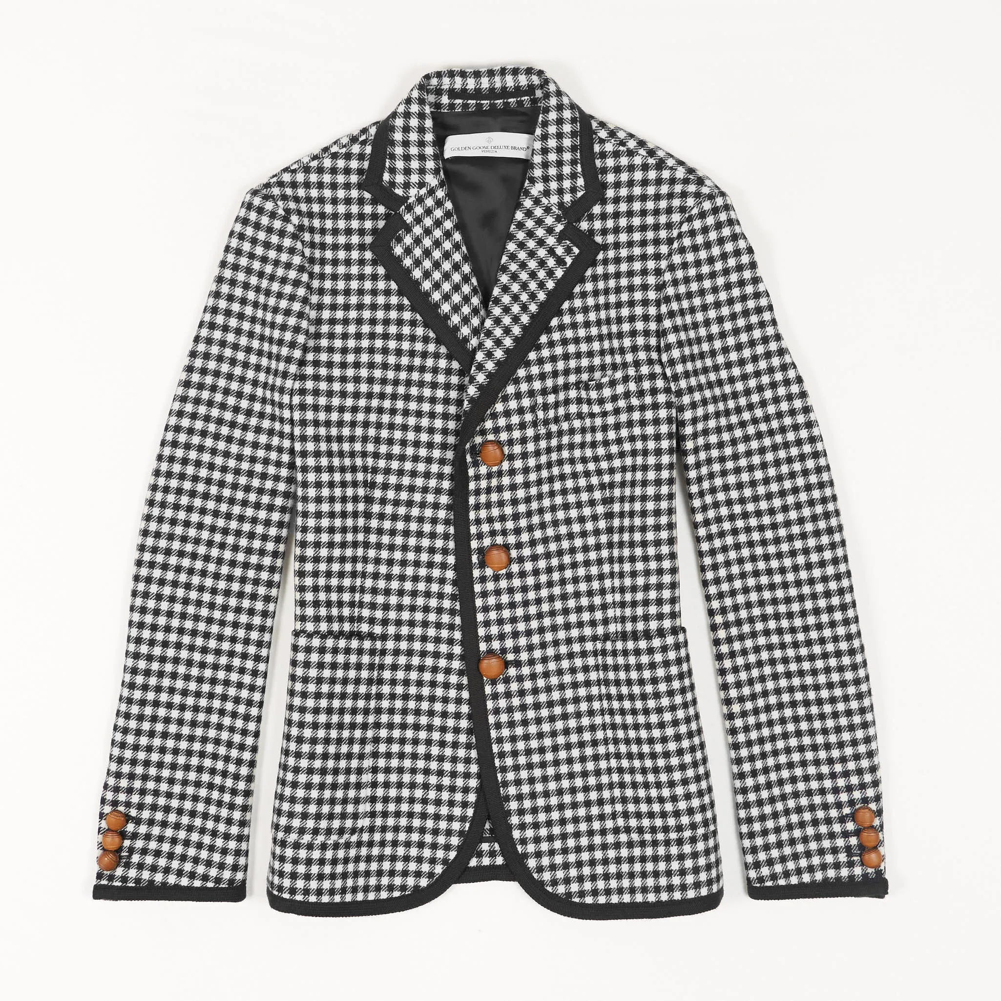 Golden Goose Vichy Wool Blazer sold by DeeCee style