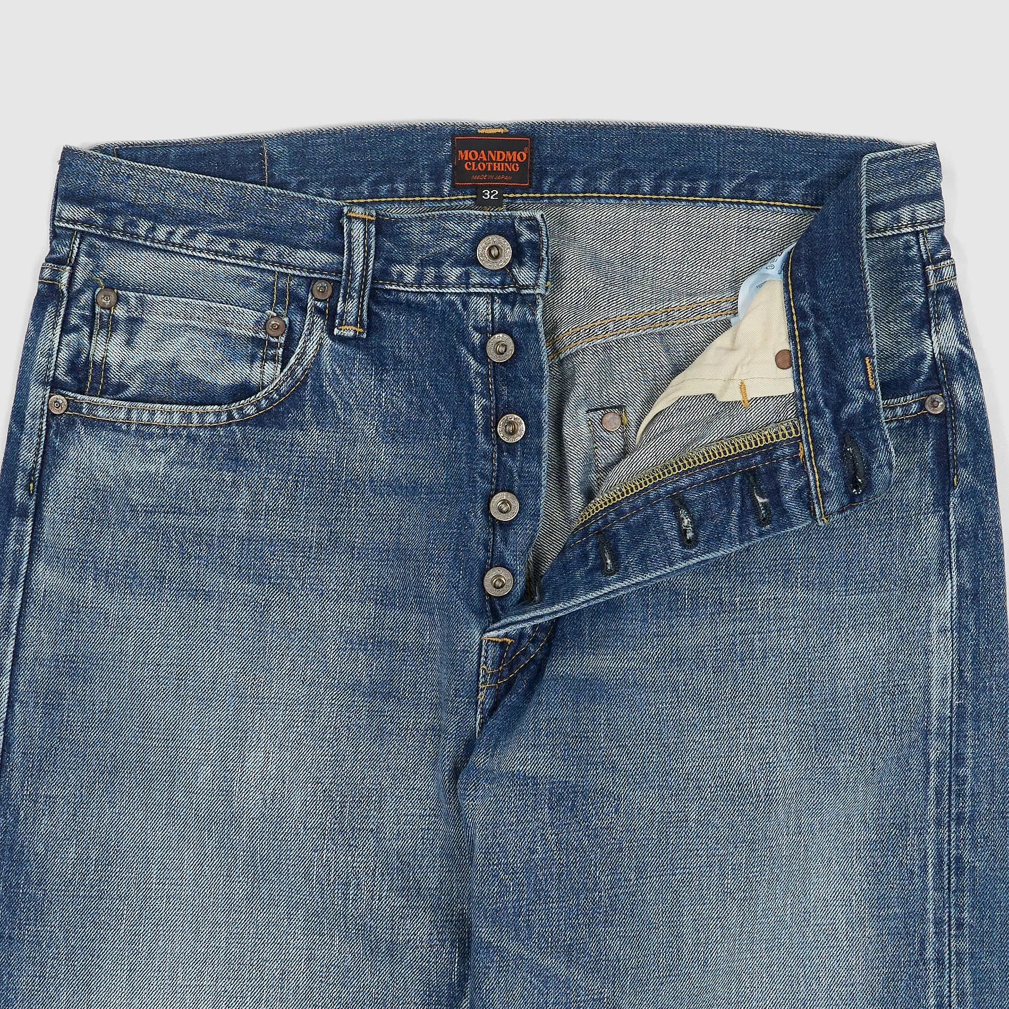 Moandmo® Washed 13,5oz. Selvage Jeans sold by DeeCee style product image thumbnail 4