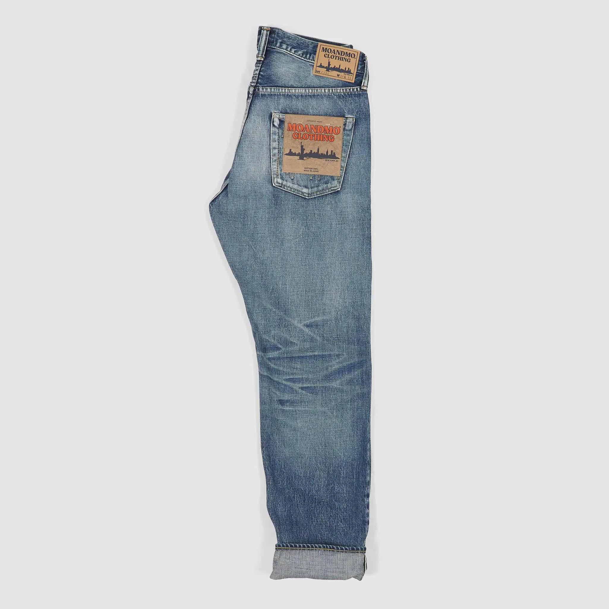 Moandmo® Washed 13,5oz. Selvage Jeans sold by DeeCee style product image thumbnail 2