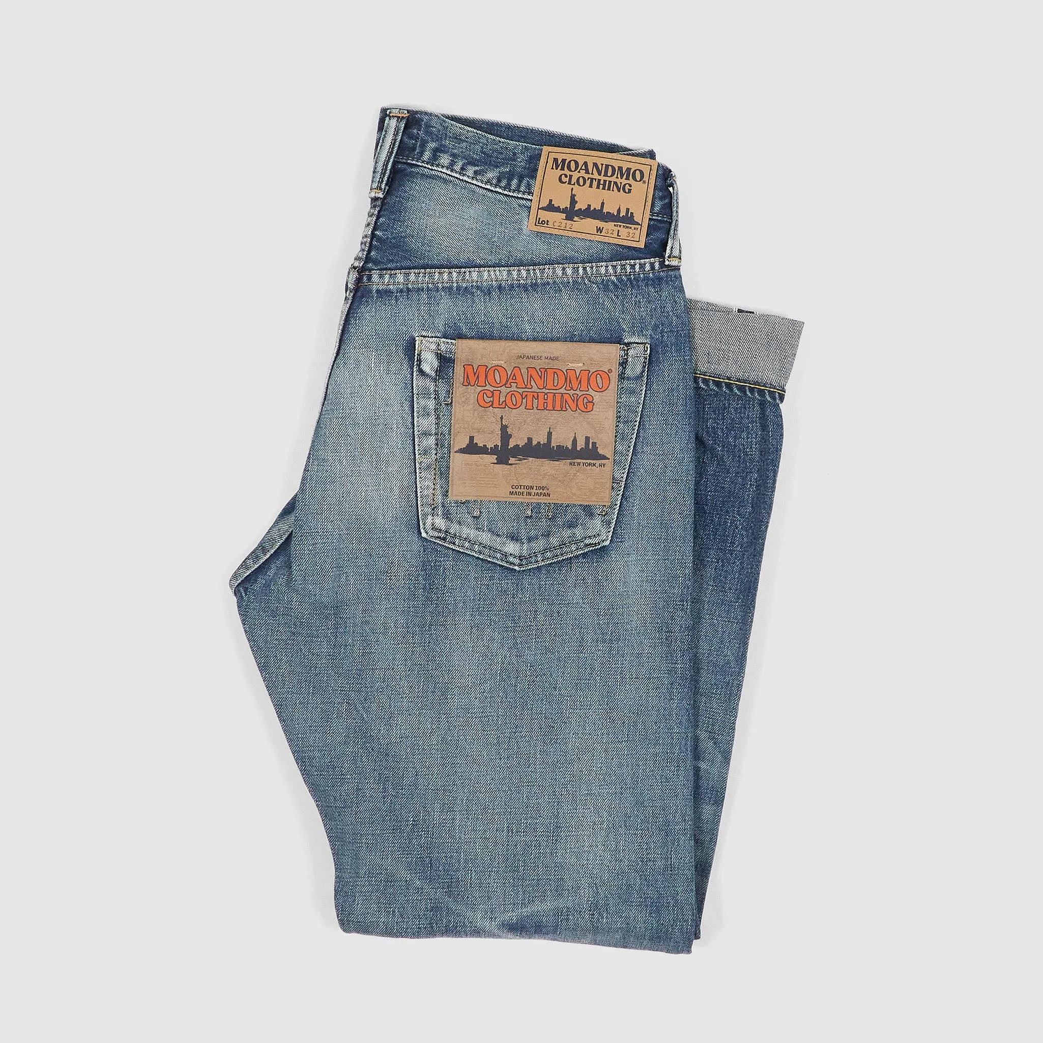 Moandmo® Washed 13,5oz. Selvage Jeans sold by DeeCee style product image thumbnail 3