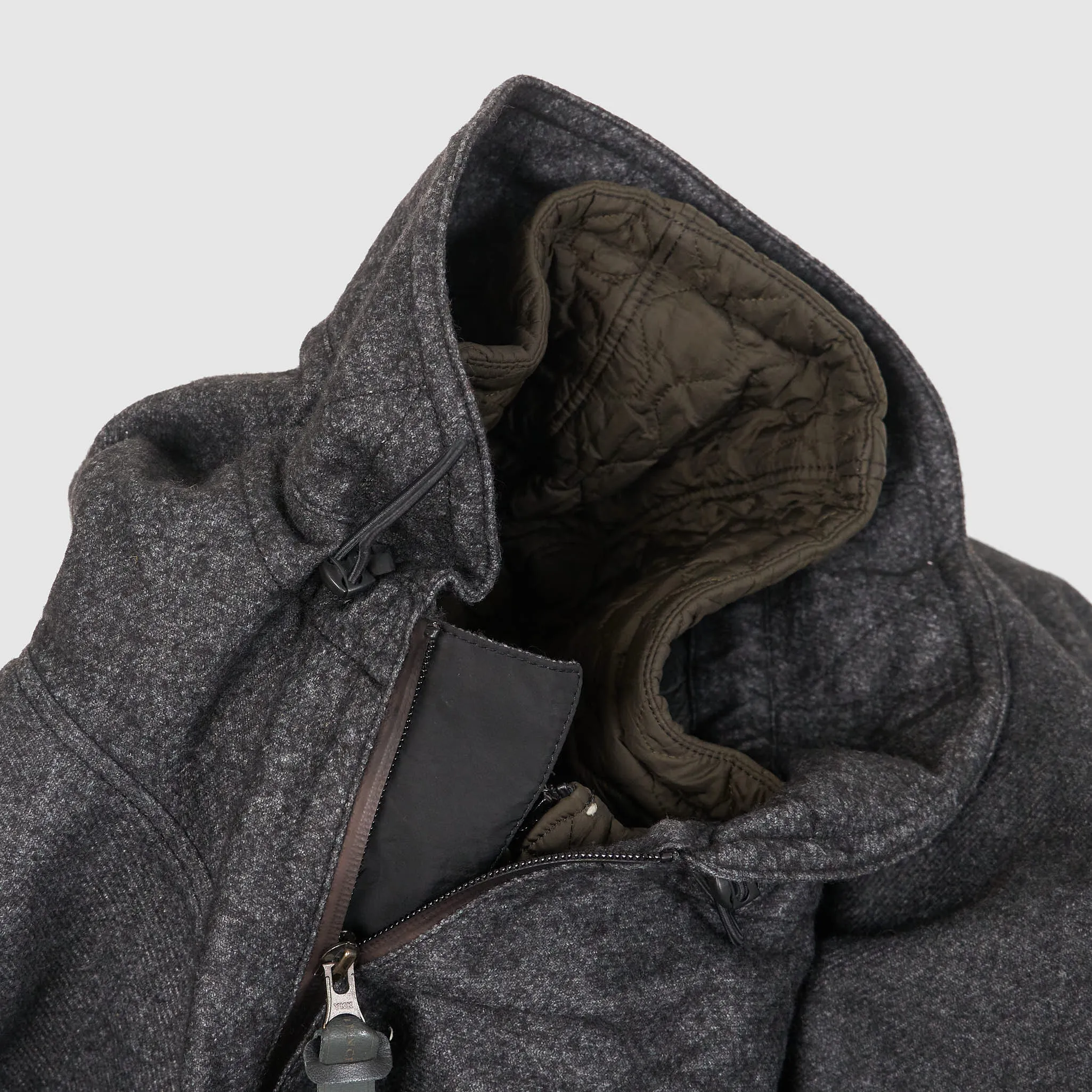 NemeN Short Wool Blend Hooded Short Parka with Removable Liner sold by DeeCee style product image thumbnail 5