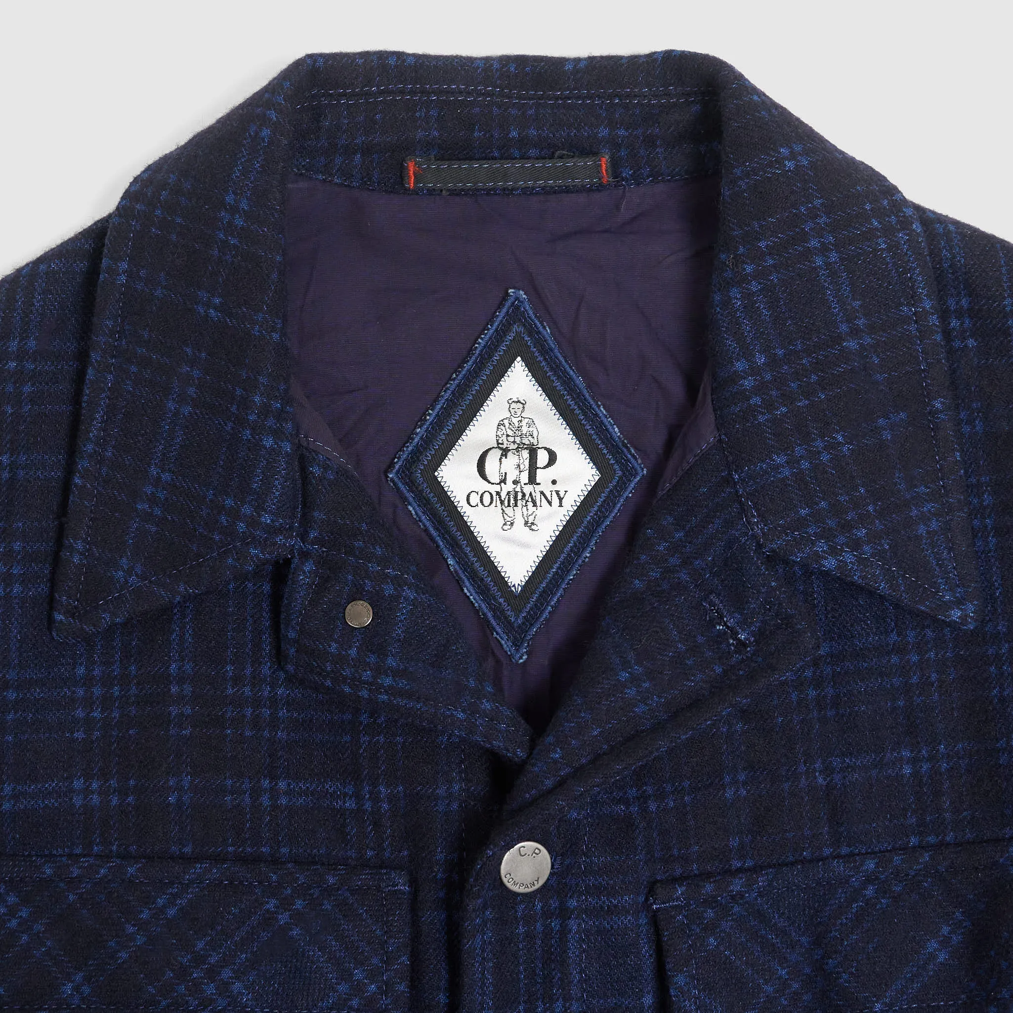C.P. Company Plaid Overshirt Jac Jacket sold by DeeCee style product image thumbnail 4