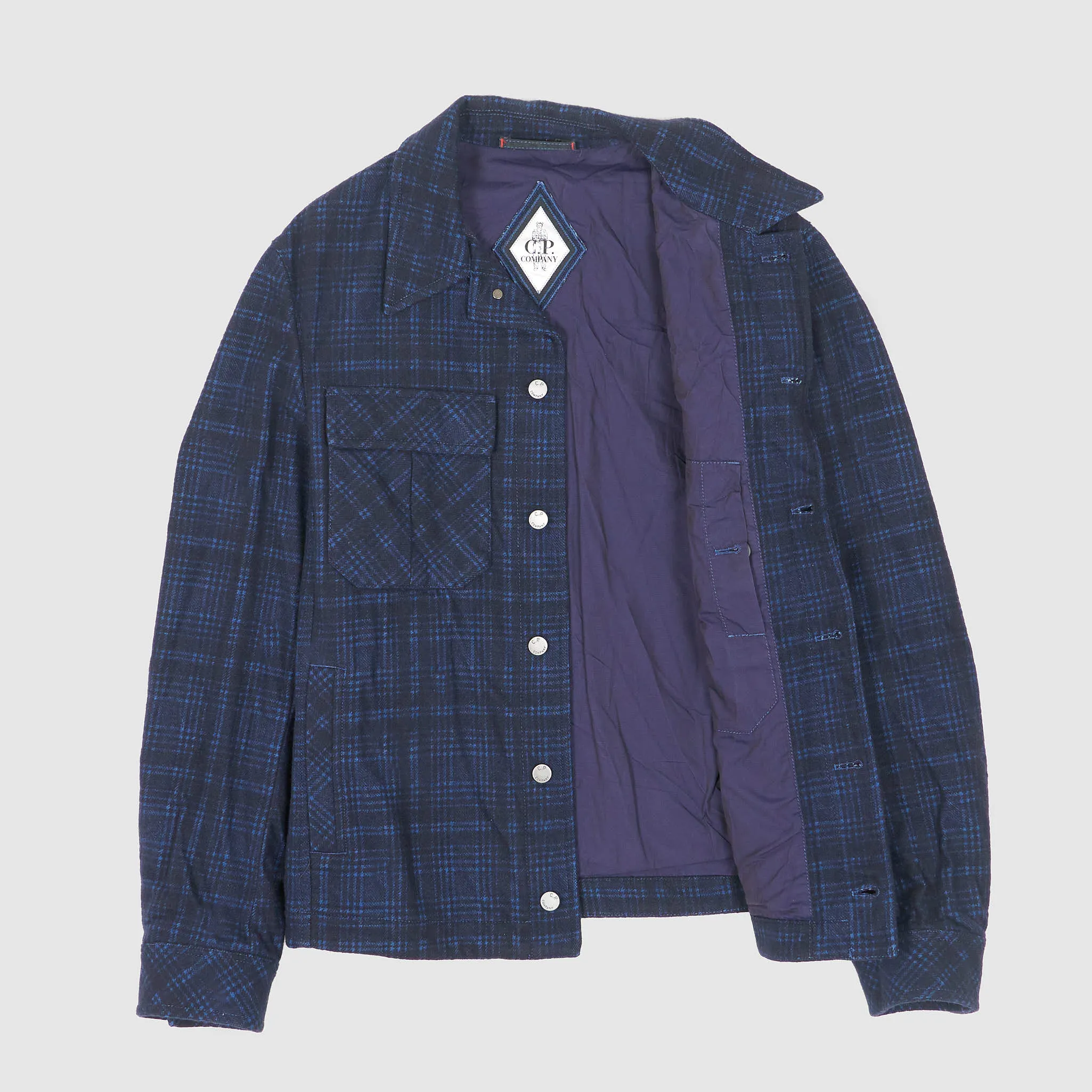 C.P. Company Plaid Overshirt Jac Jacket sold by DeeCee style product image thumbnail 2