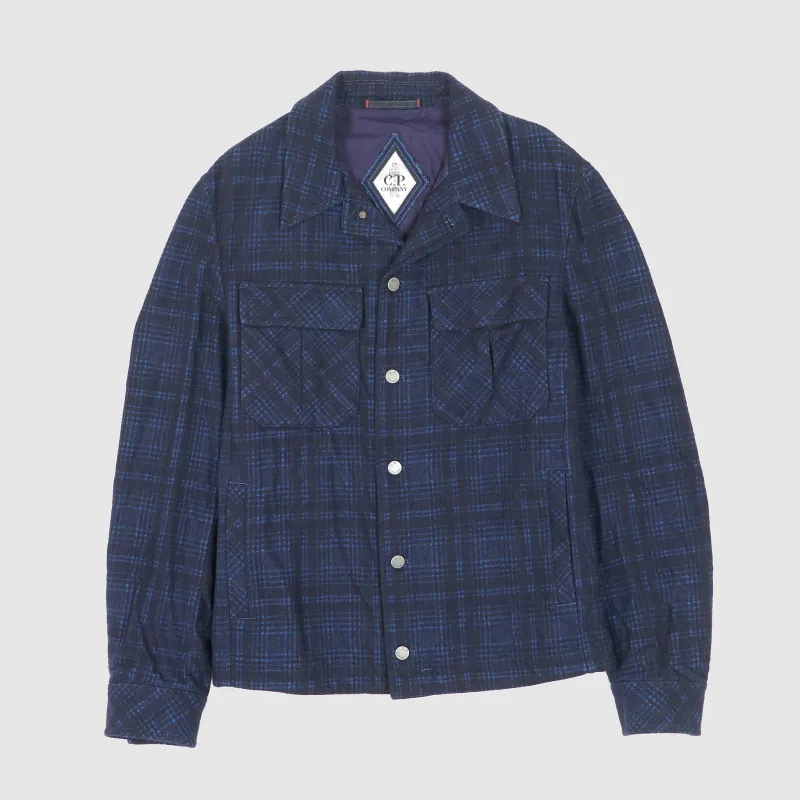 C.P. Company Plaid Overshirt Jac Jacket sold by DeeCee style