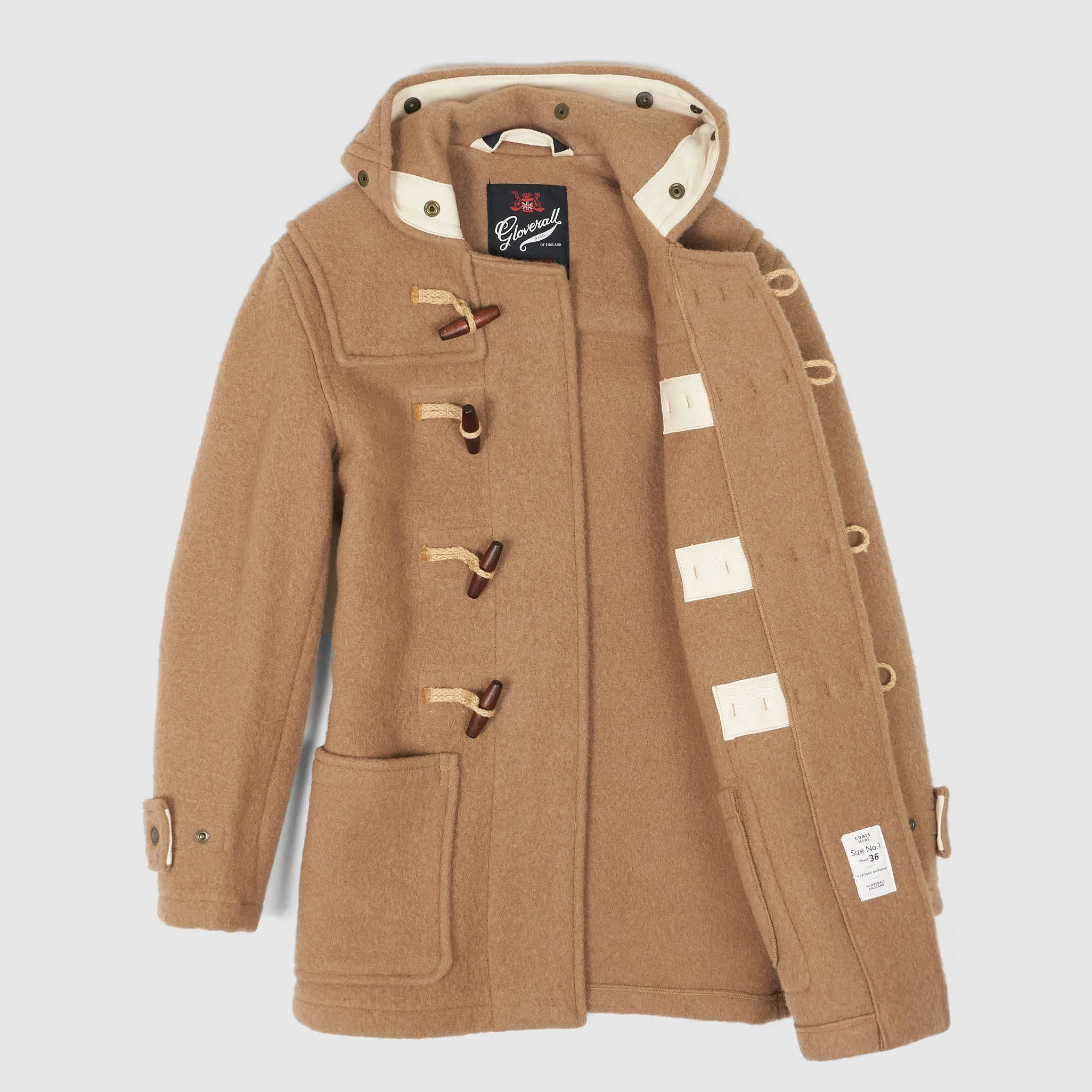 Gloverall Medium Length Original Monty Duffle Coat sold by DeeCee style product image thumbnail 2