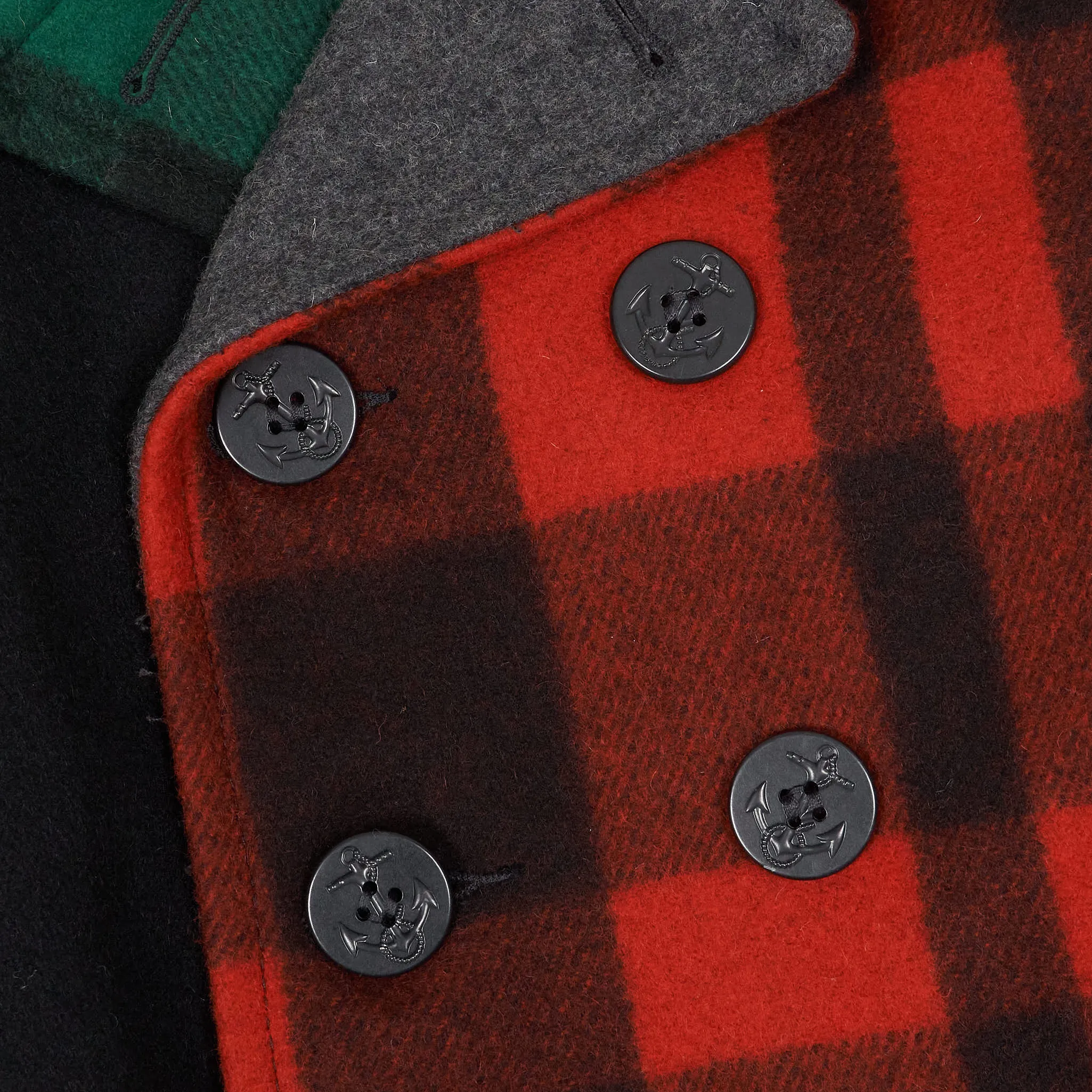 Schott Patchwork Multicolor P-Coat sold by DeeCee style product image thumbnail 5