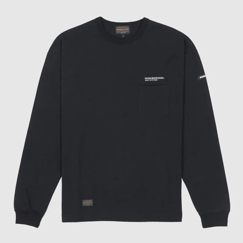 Neighborhood x Pendleton Long Sleeve Crewneck T-Shirt sold by DeeCee style