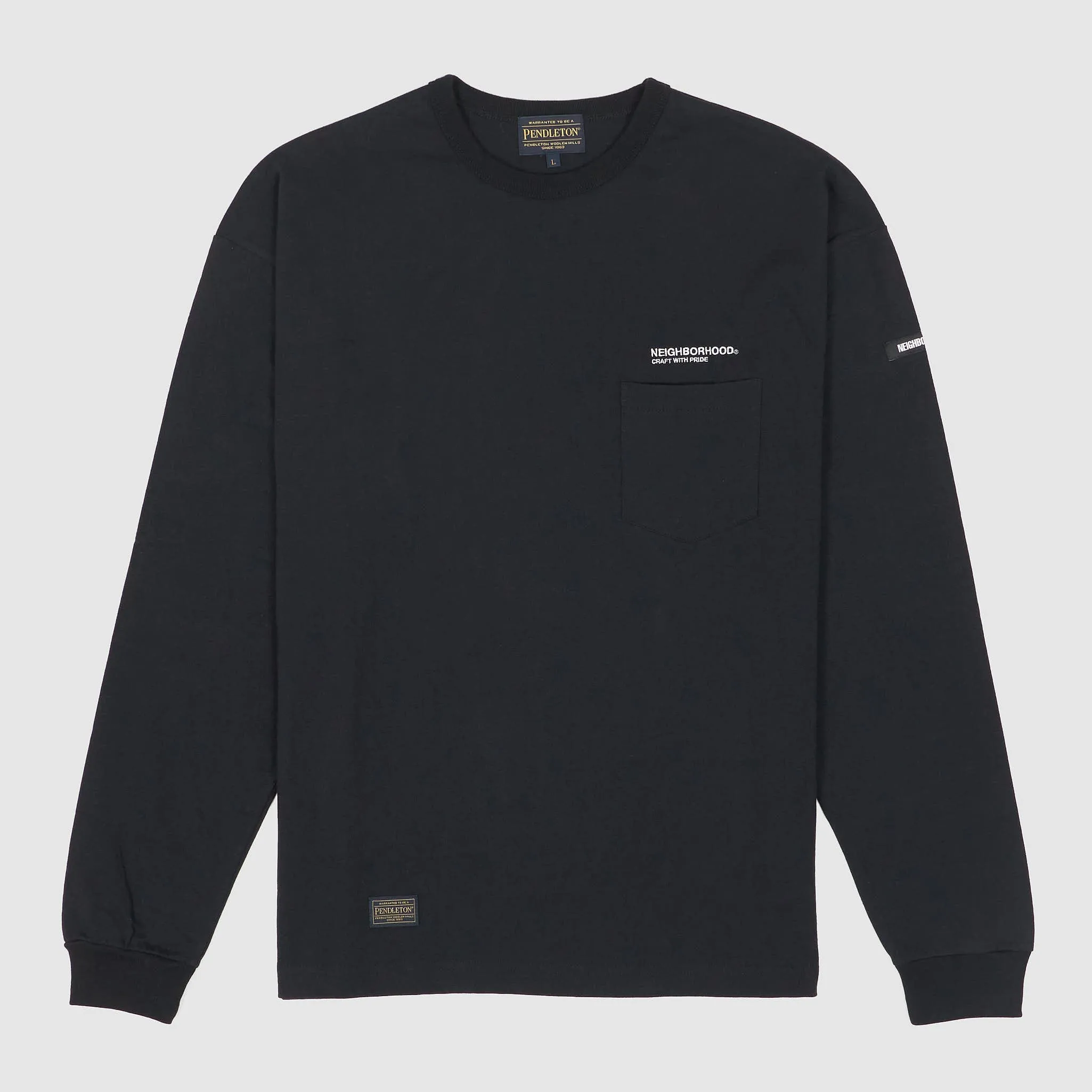 Neighborhood x Pendleton Long Sleeve Crewneck T-Shirt sold by DeeCee style