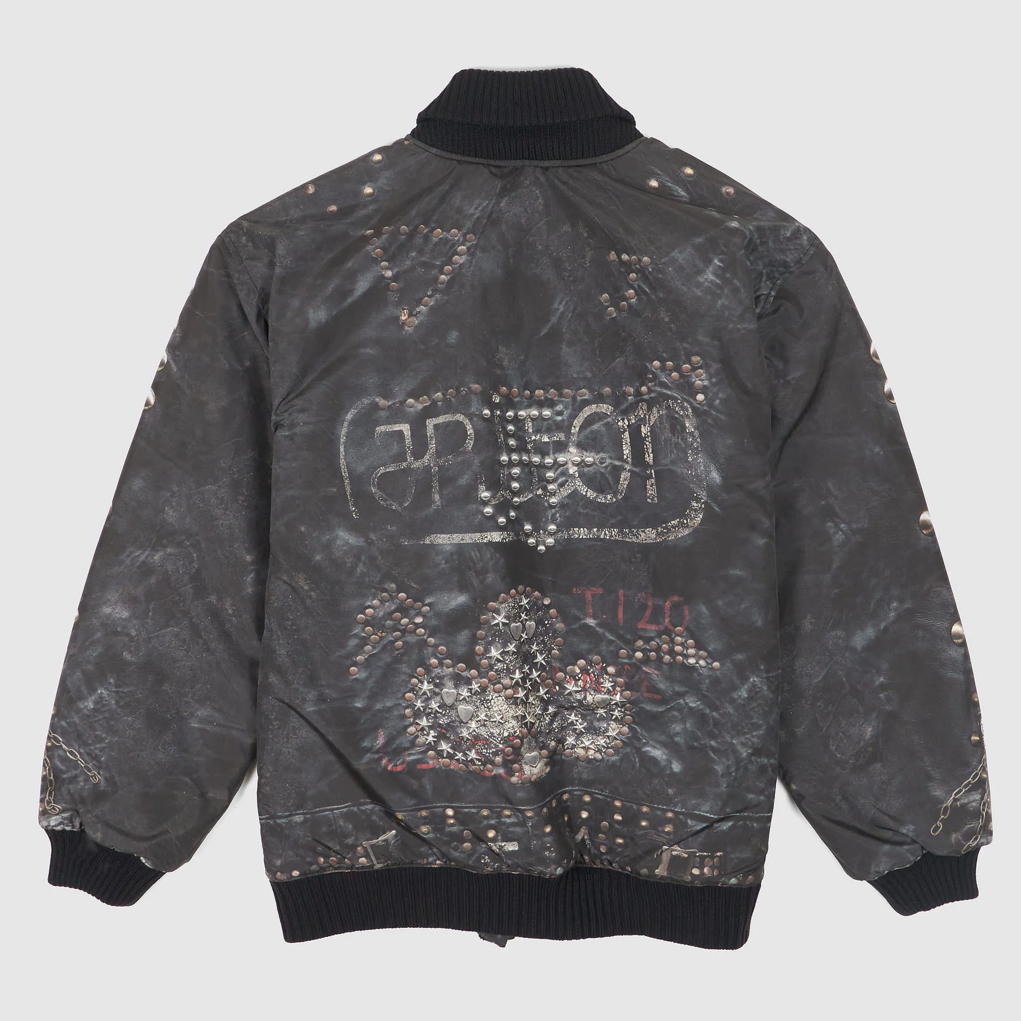 Neighborhood Printed Studs Riders Jacket sold by DeeCee style product image thumbnail 3
