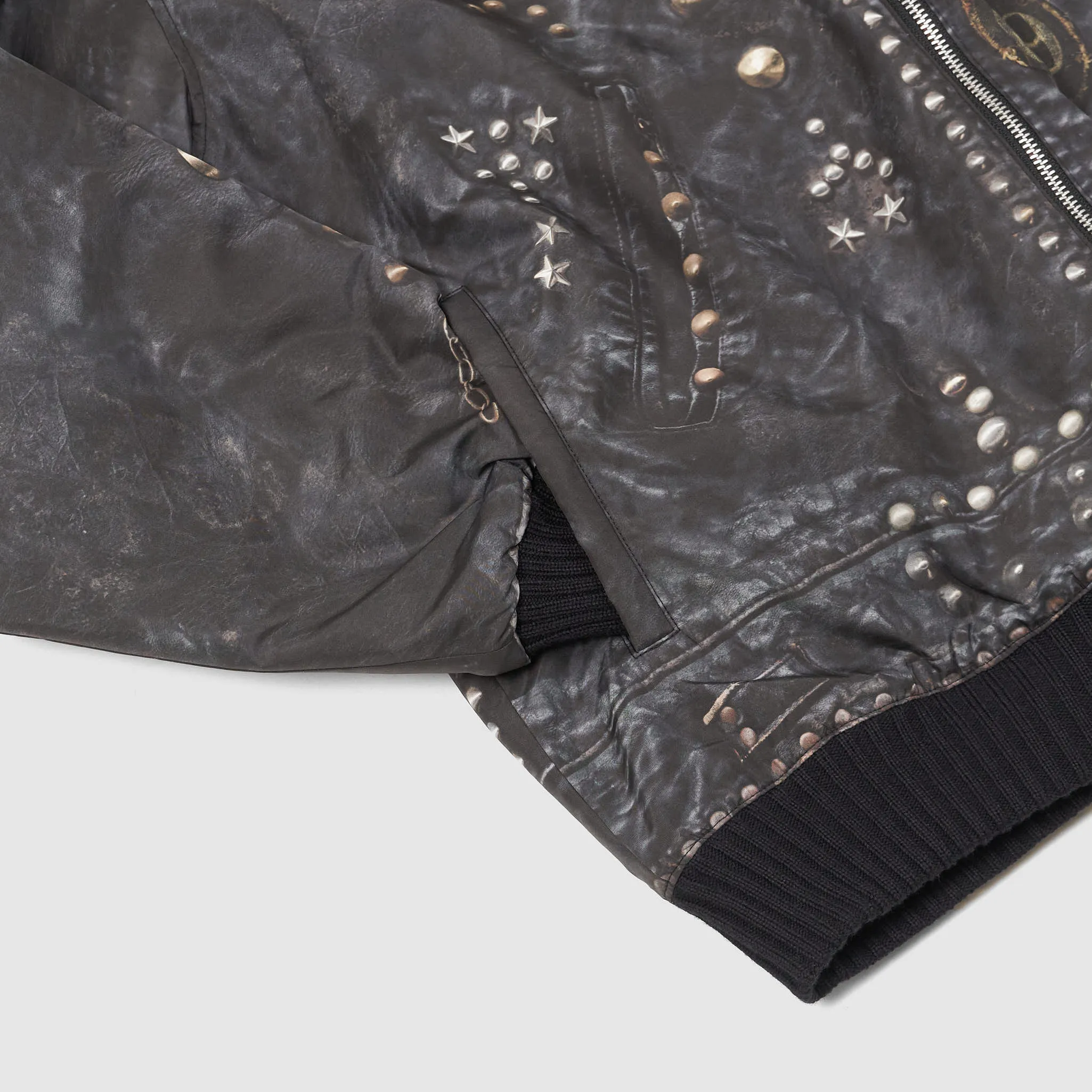 Neighborhood Printed Studs Riders Jacket sold by DeeCee style product image thumbnail 5