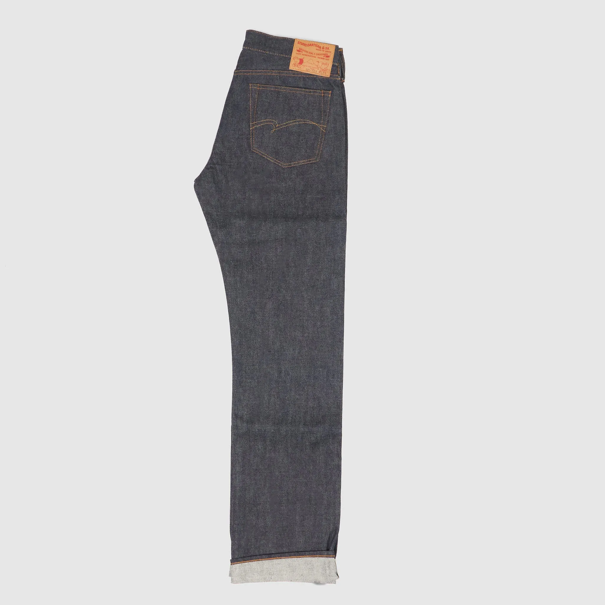 Studio D'Artisan Tight Straight Fitted Selvage 5 Pocket Jeans sold by DeeCee style product image thumbnail 2