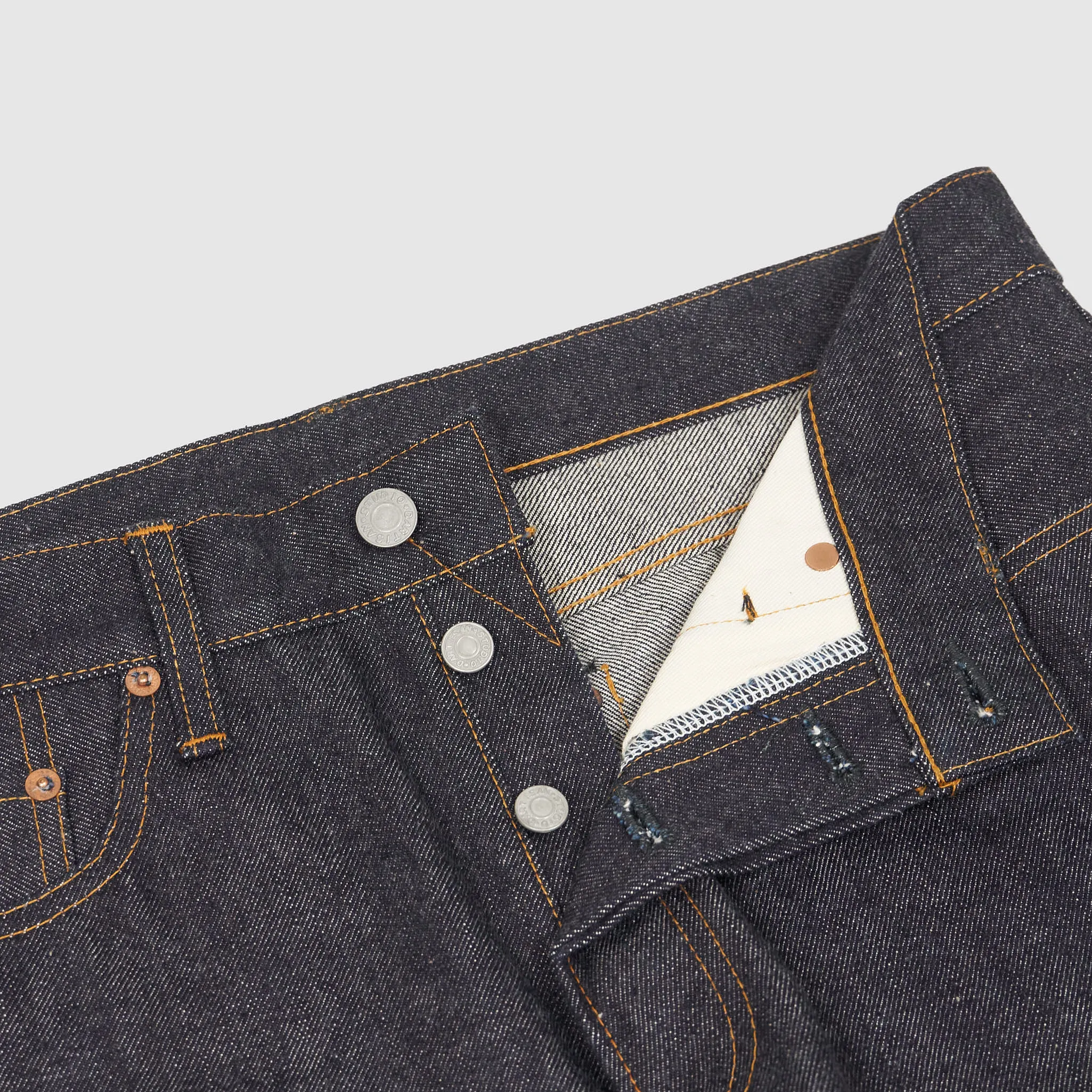 Studio D'Artisan Tight Straight Fitted Selvage 5 Pocket Jeans sold by DeeCee style product image thumbnail 5