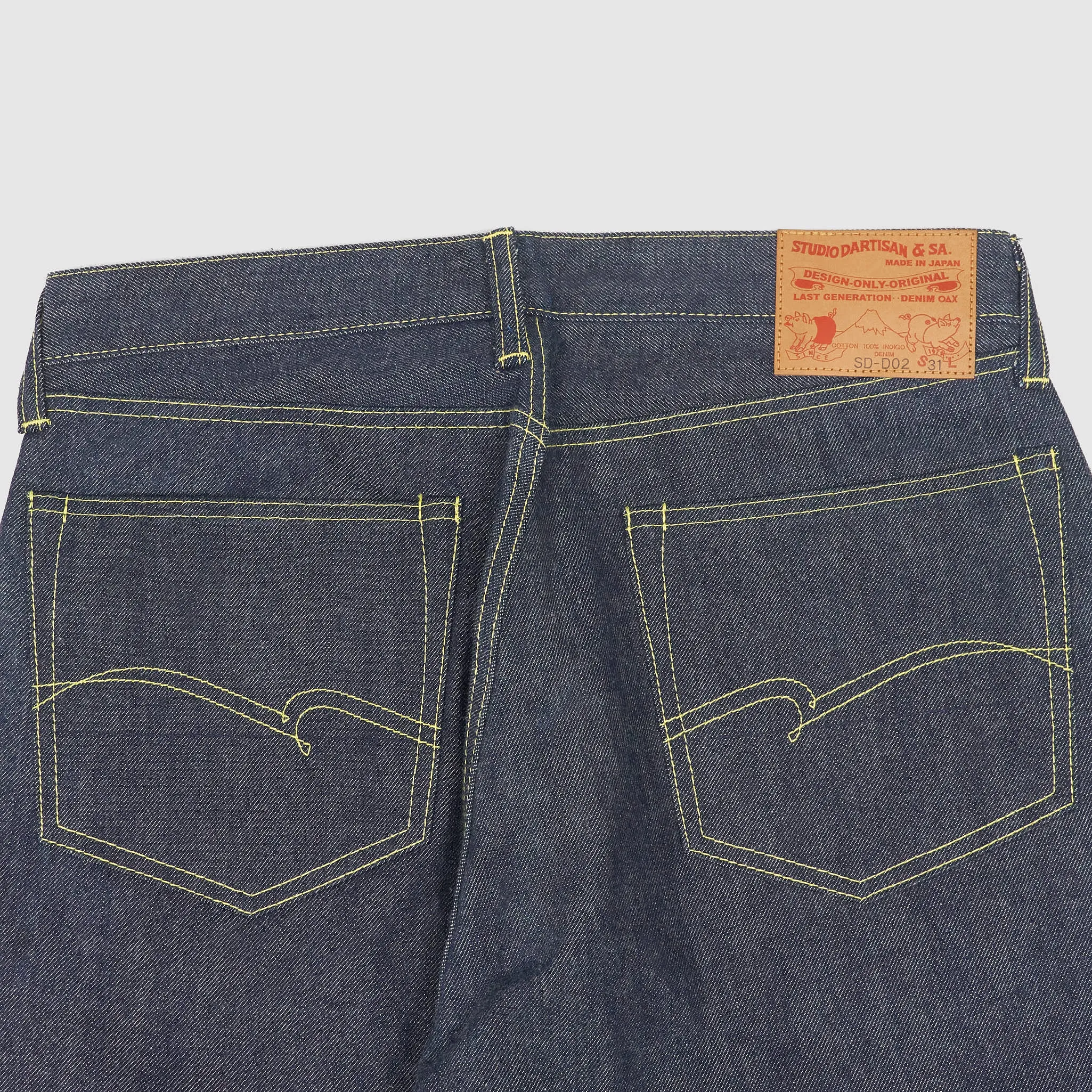 Studio D'Artisan Original Loose Fitted 5 Pocket Denim Selvage Jeans sold by DeeCee style product image thumbnail 4