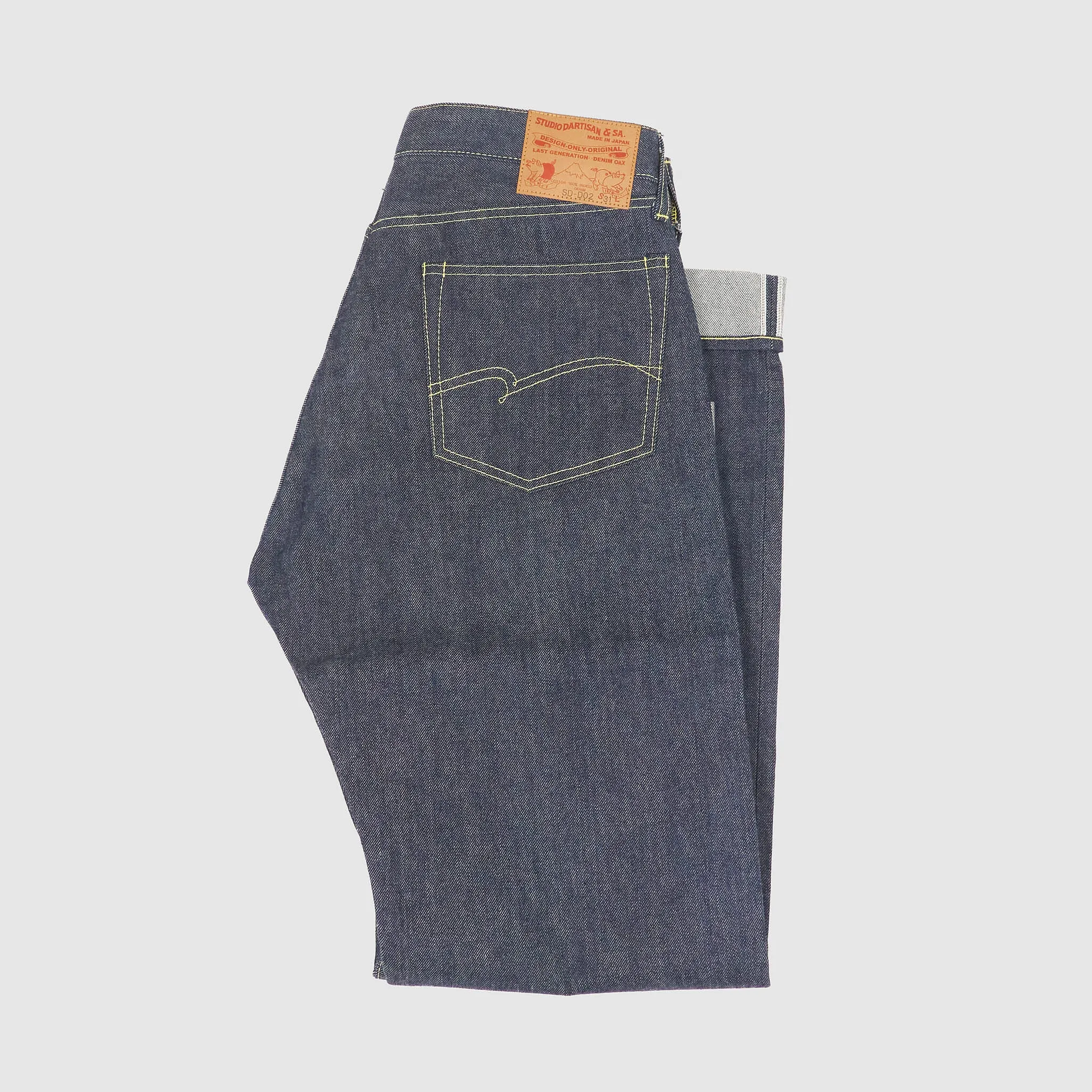 Studio D'Artisan Original Loose Fitted 5 Pocket Denim Selvage Jeans sold by DeeCee style product image thumbnail 2