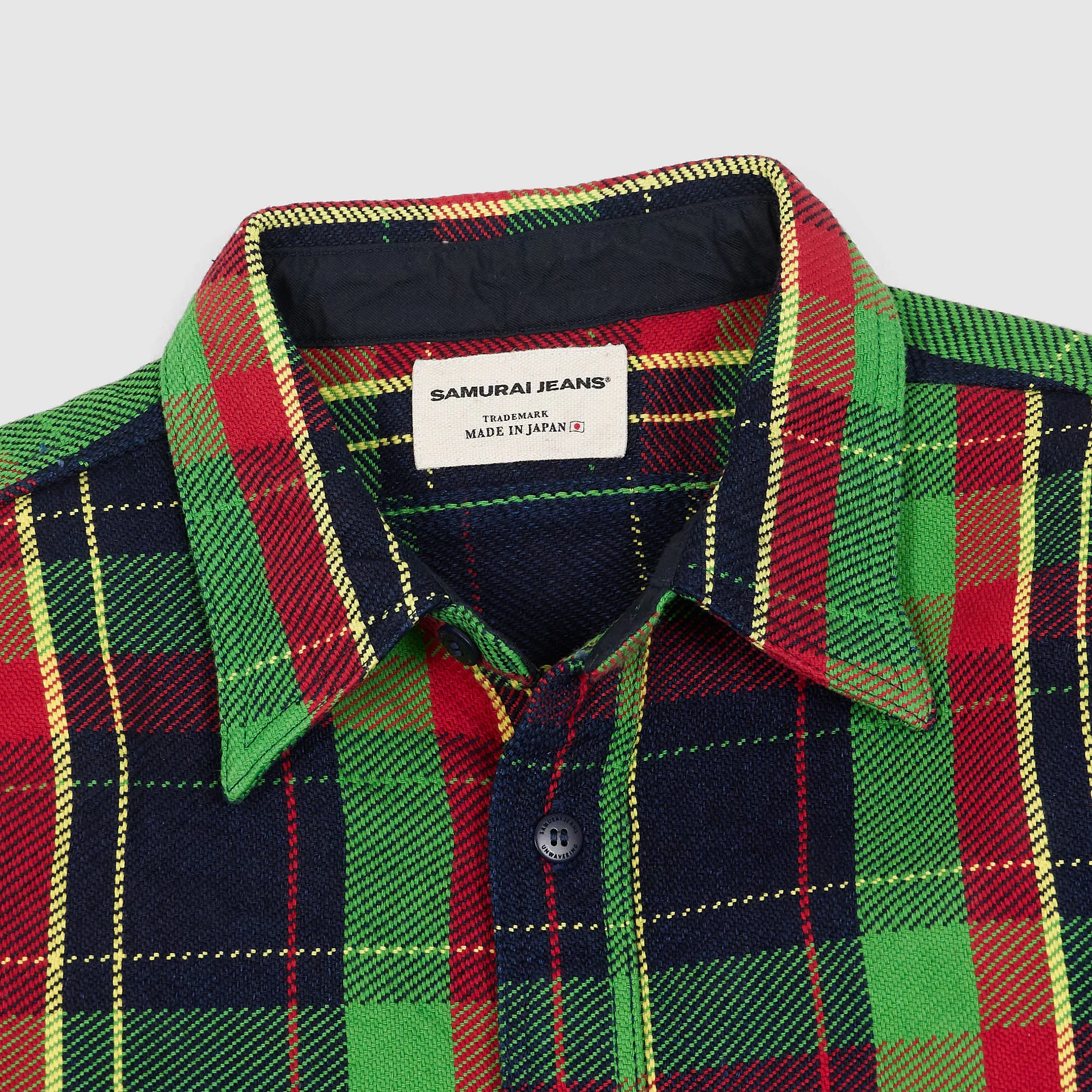 Samurai Plaid Heavyweight Flannel Work Shirt sold by DeeCee style product image thumbnail 5