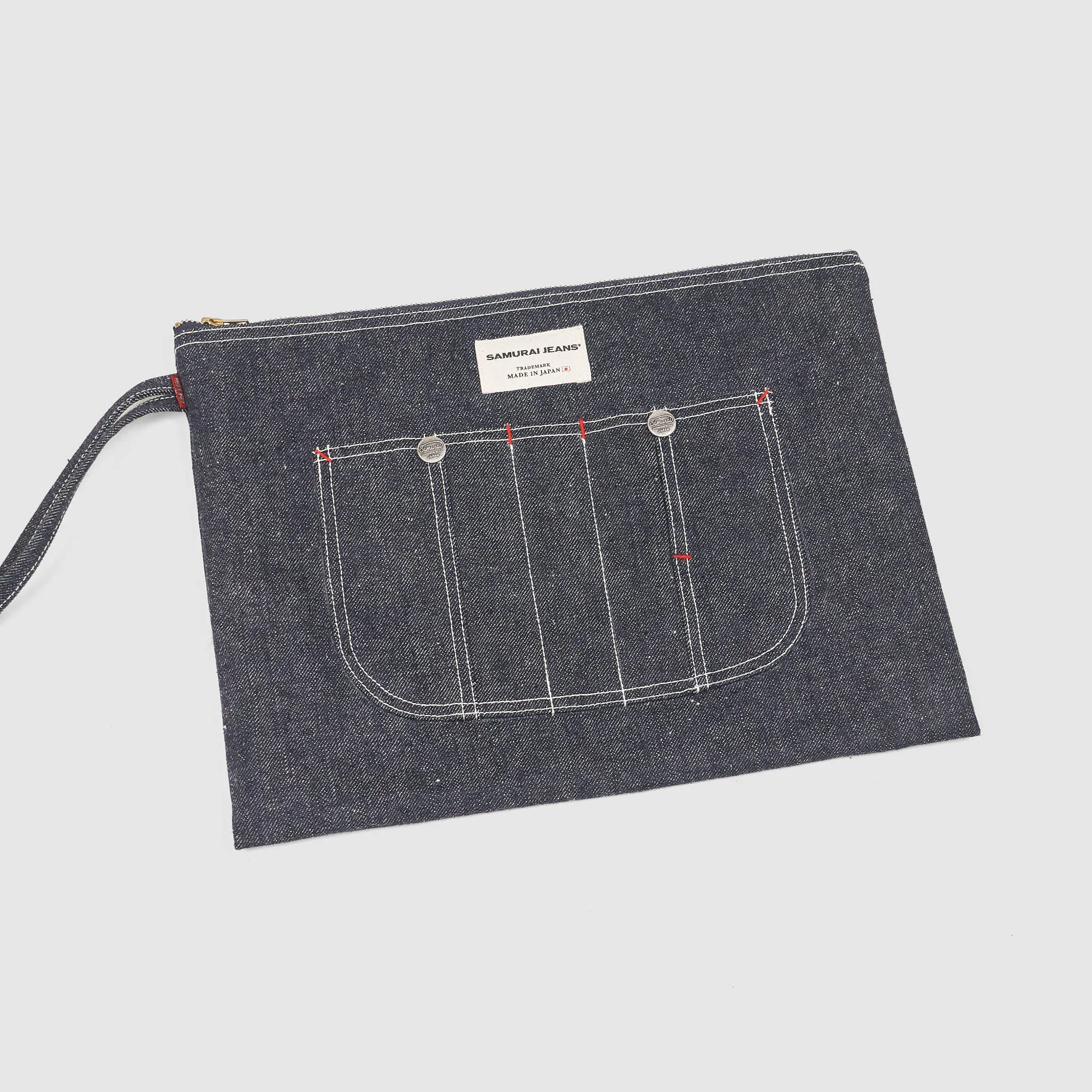 Samurai 15oz. Denim Cover Notebook Bag sold by DeeCee style