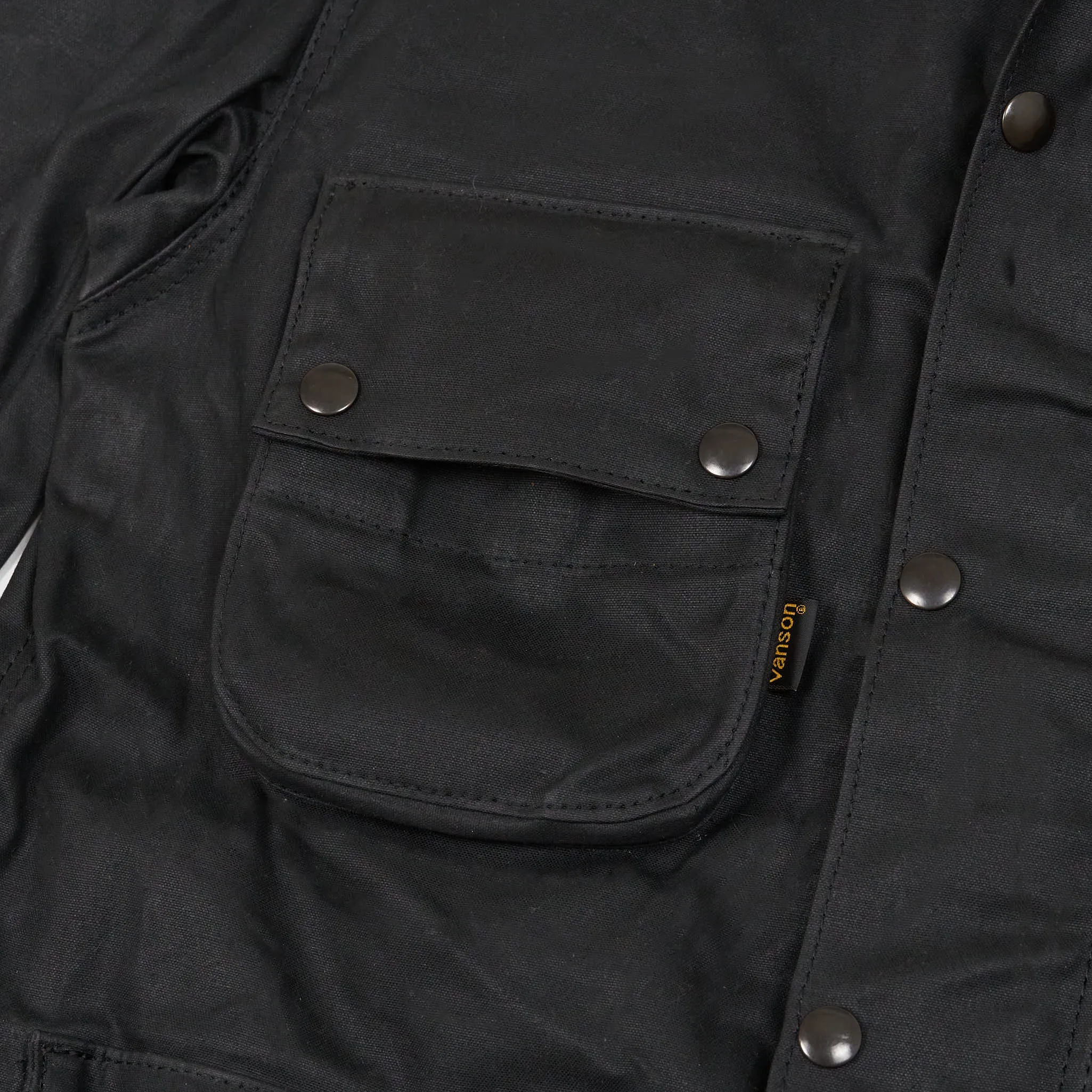 Vanson Waxed Canvas Motorcycle Jacket sold by DeeCee style product image thumbnail 5