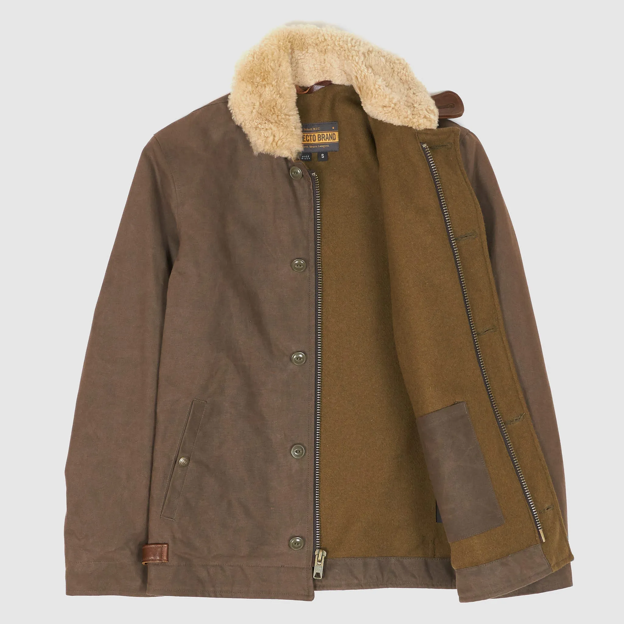 Schott N.Y.C. Waxed Cotton Deck Jacket sold by DeeCee style product image thumbnail 2