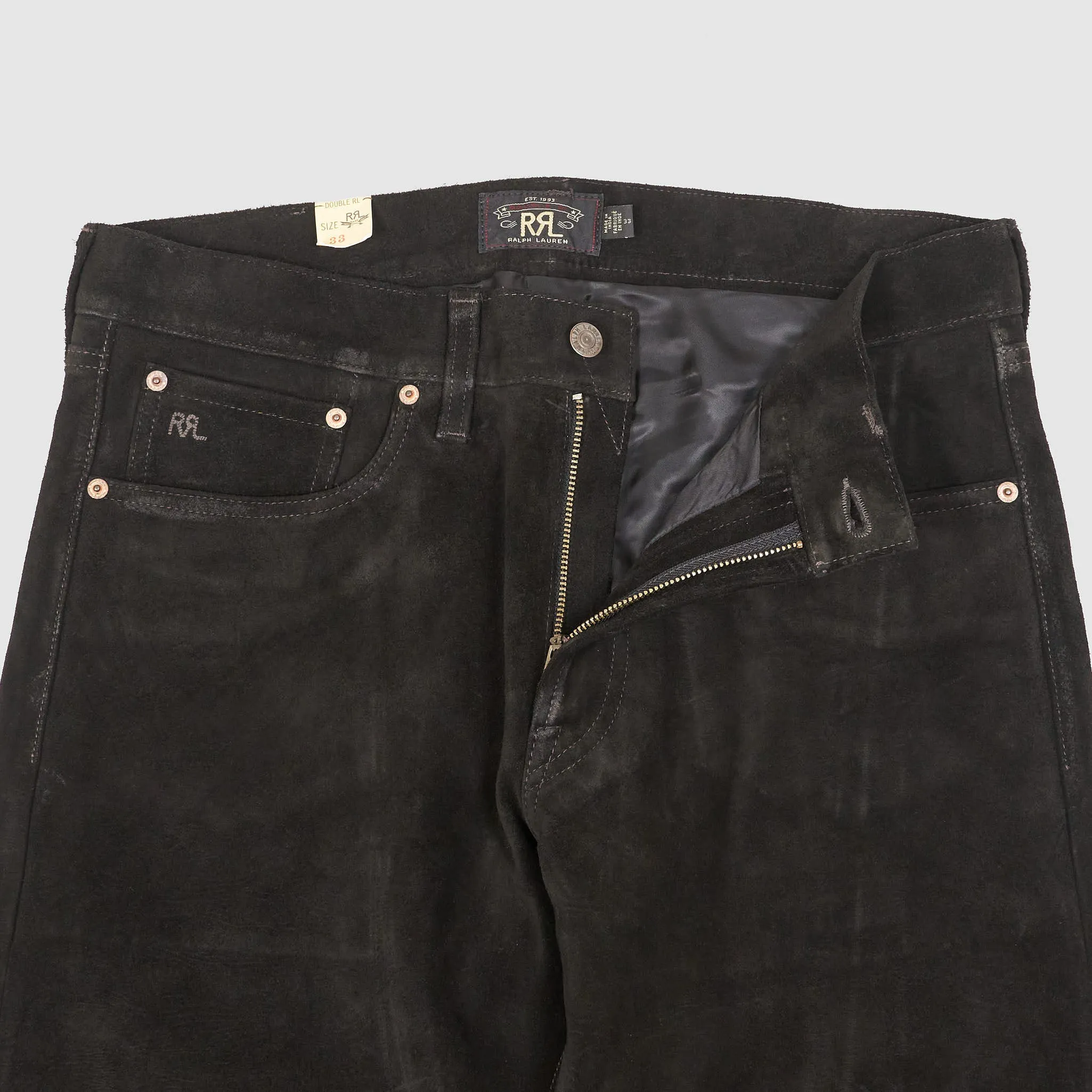 Double RL Roughout Suede Pant sold by DeeCee style product image thumbnail 4