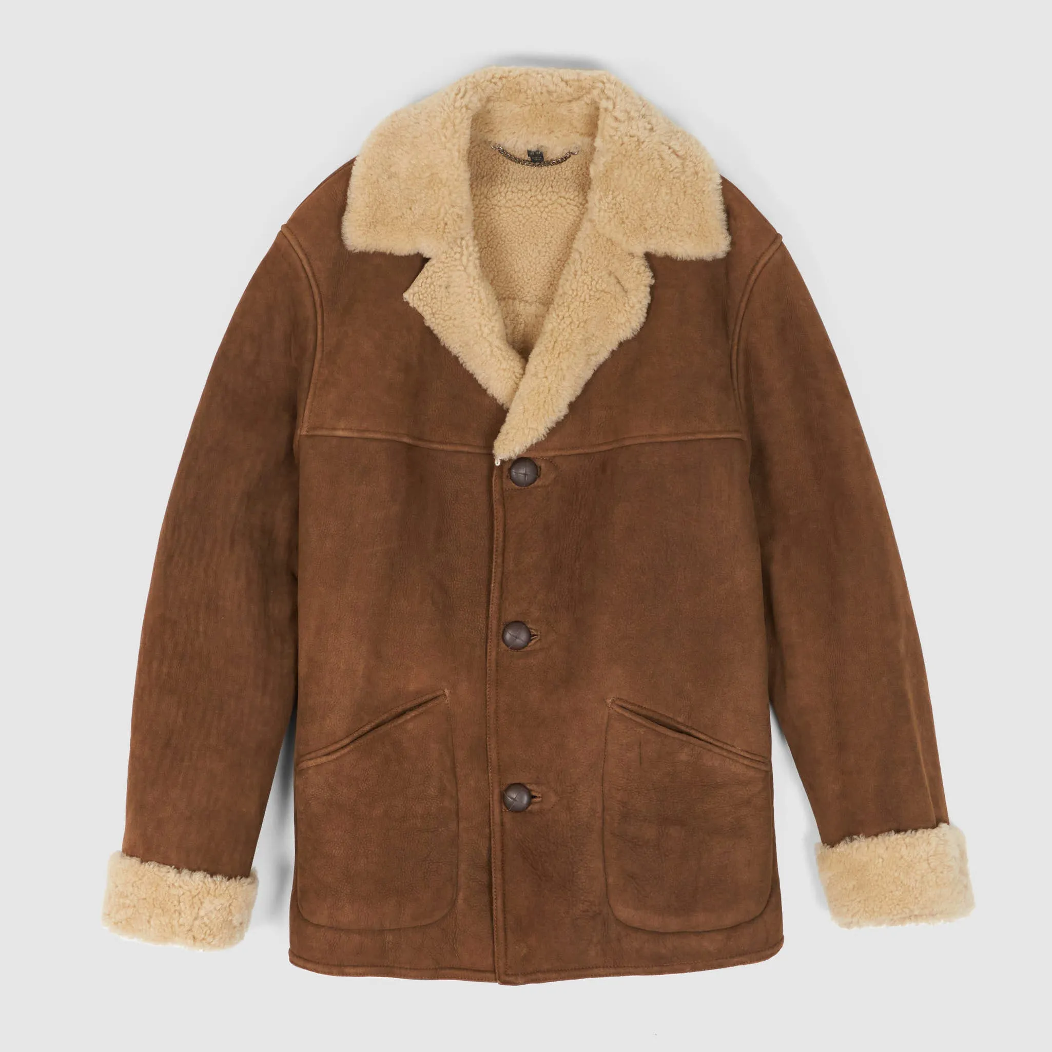 Belstaff Shearling Leather Coat sold by DeeCee style
