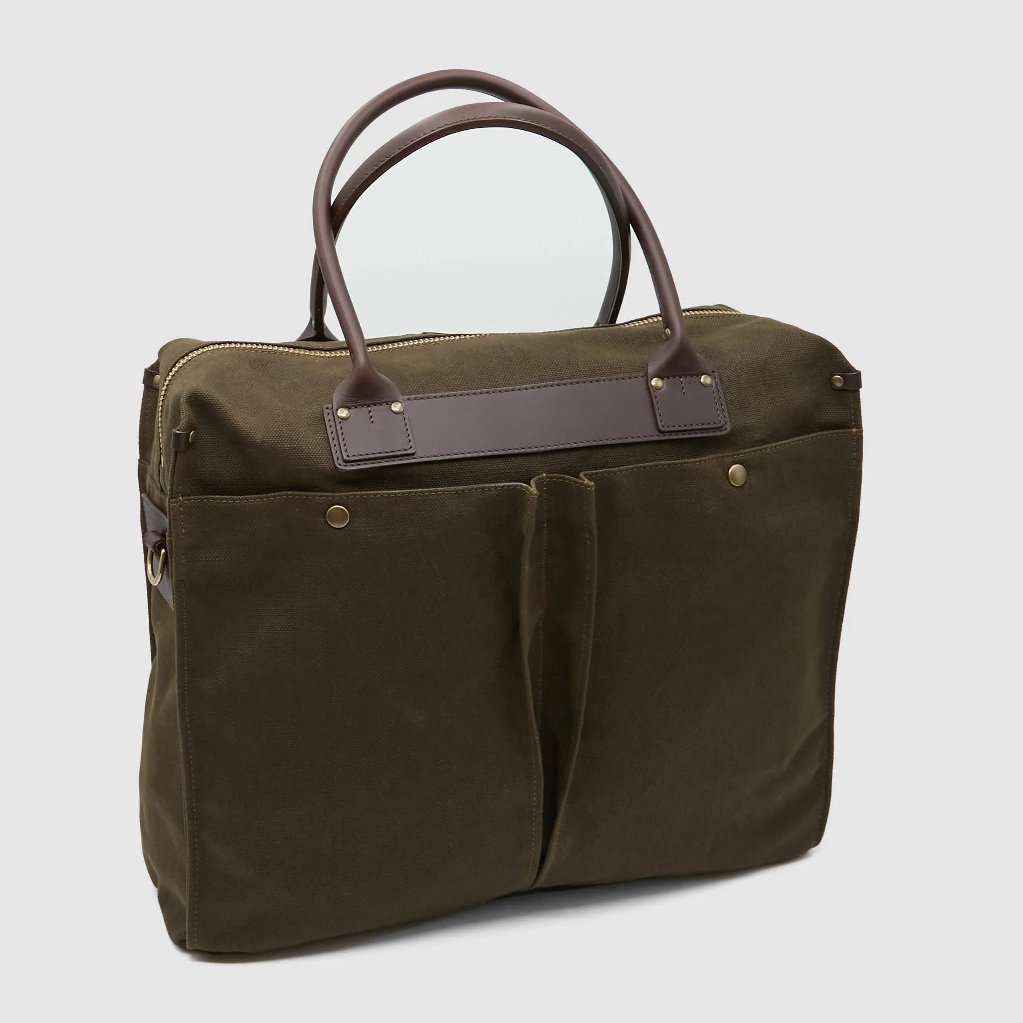 Felisi Canvas Double Carrying Briefcase sold by DeeCee style product image thumbnail 2