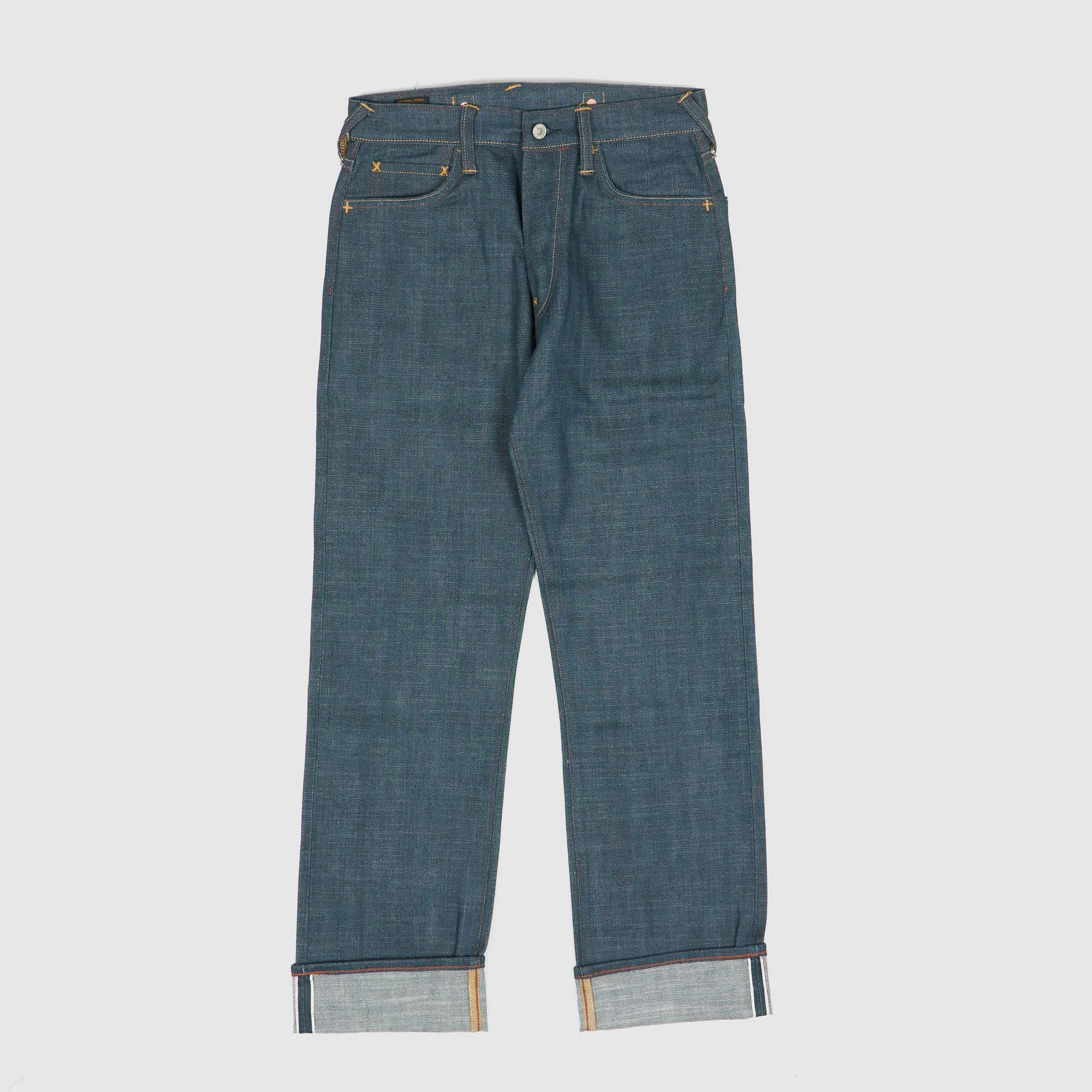 Evisu Broken Twill Denim Work Jeans sold by DeeCee style