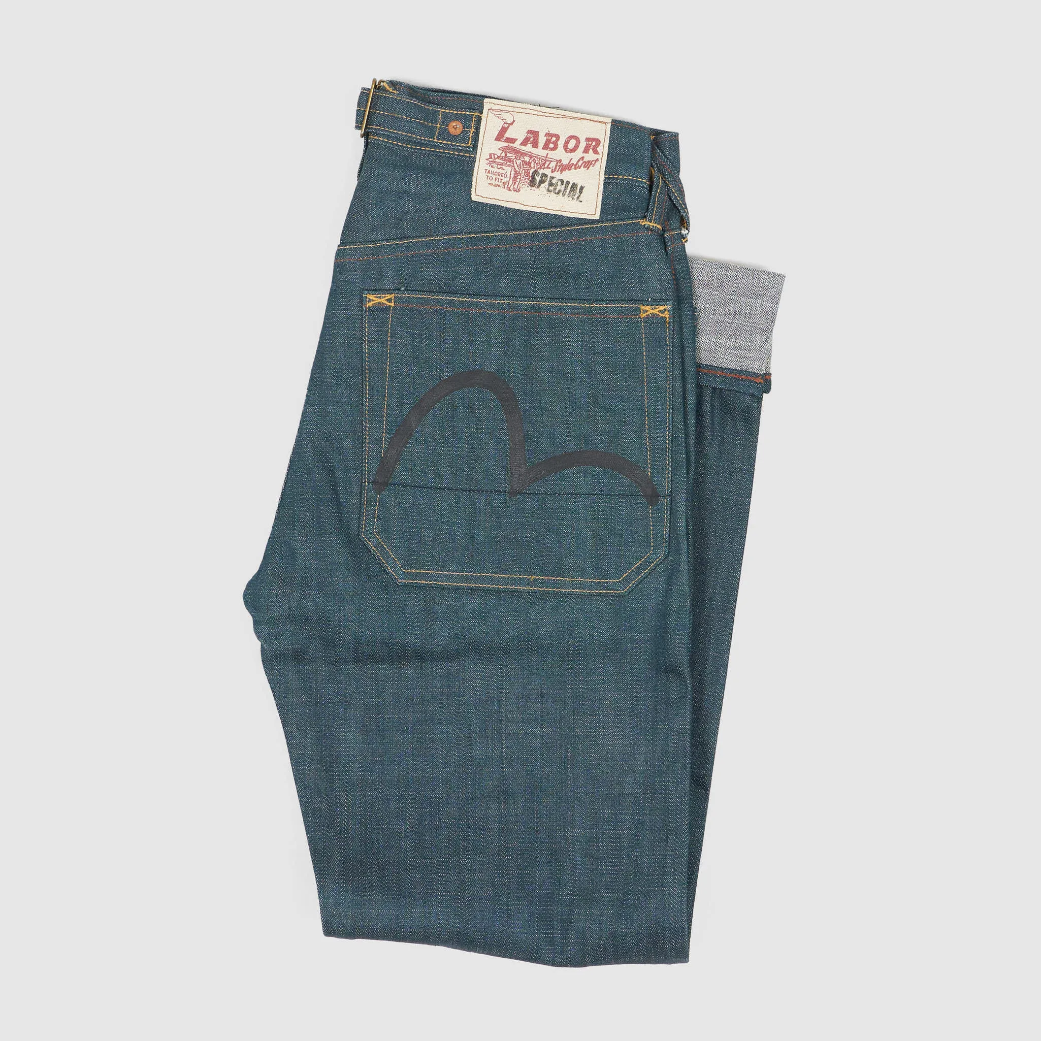 Evisu Broken Twill Denim Work Jeans sold by DeeCee style product image thumbnail 2