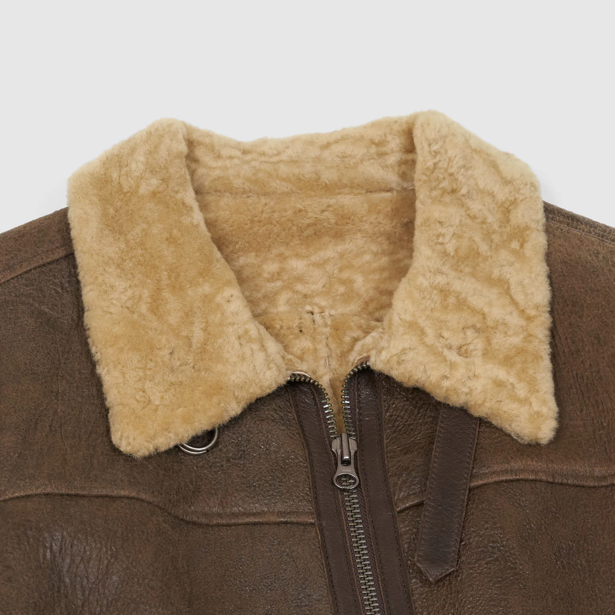 Stewart Bomber Shearling Leather Lumber sold by DeeCee style product image thumbnail 4
