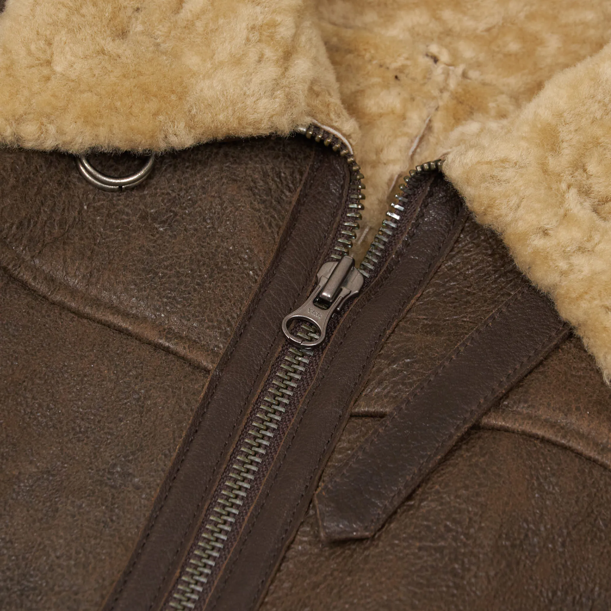 Stewart Bomber Shearling Leather Lumber sold by DeeCee style product image thumbnail 5