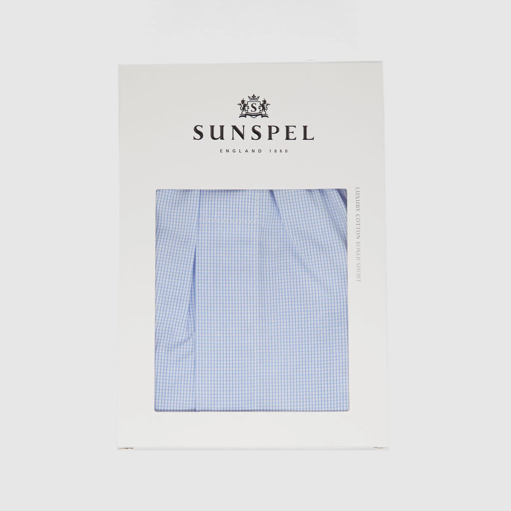 Sunspel Classic Micro Gingham Boxers sold by DeeCee style product image thumbnail 2